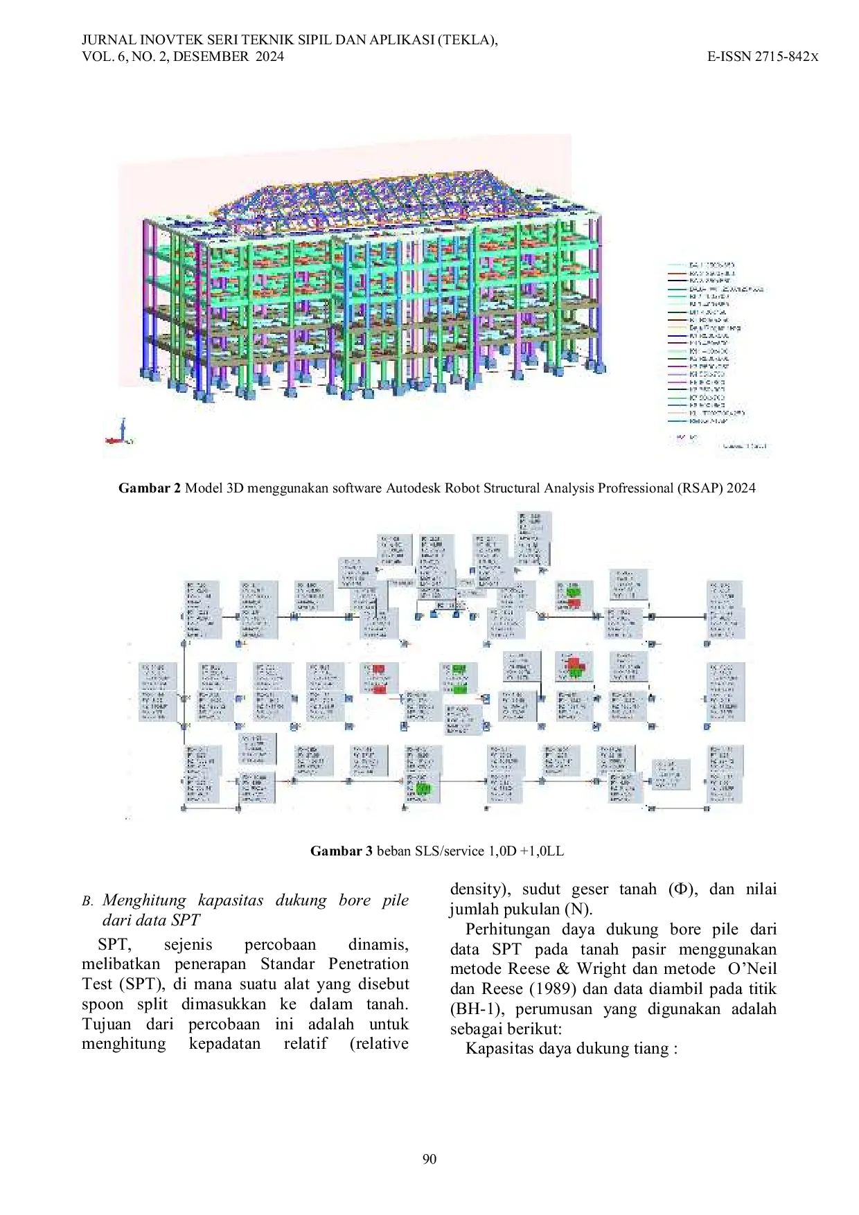 JURIS Analysis Perbandingan Pondasi Tiang Bore Pile dan Pondasi Tiang Pancang pada Gedung 5 Lantai Menggunakan Data N SPT