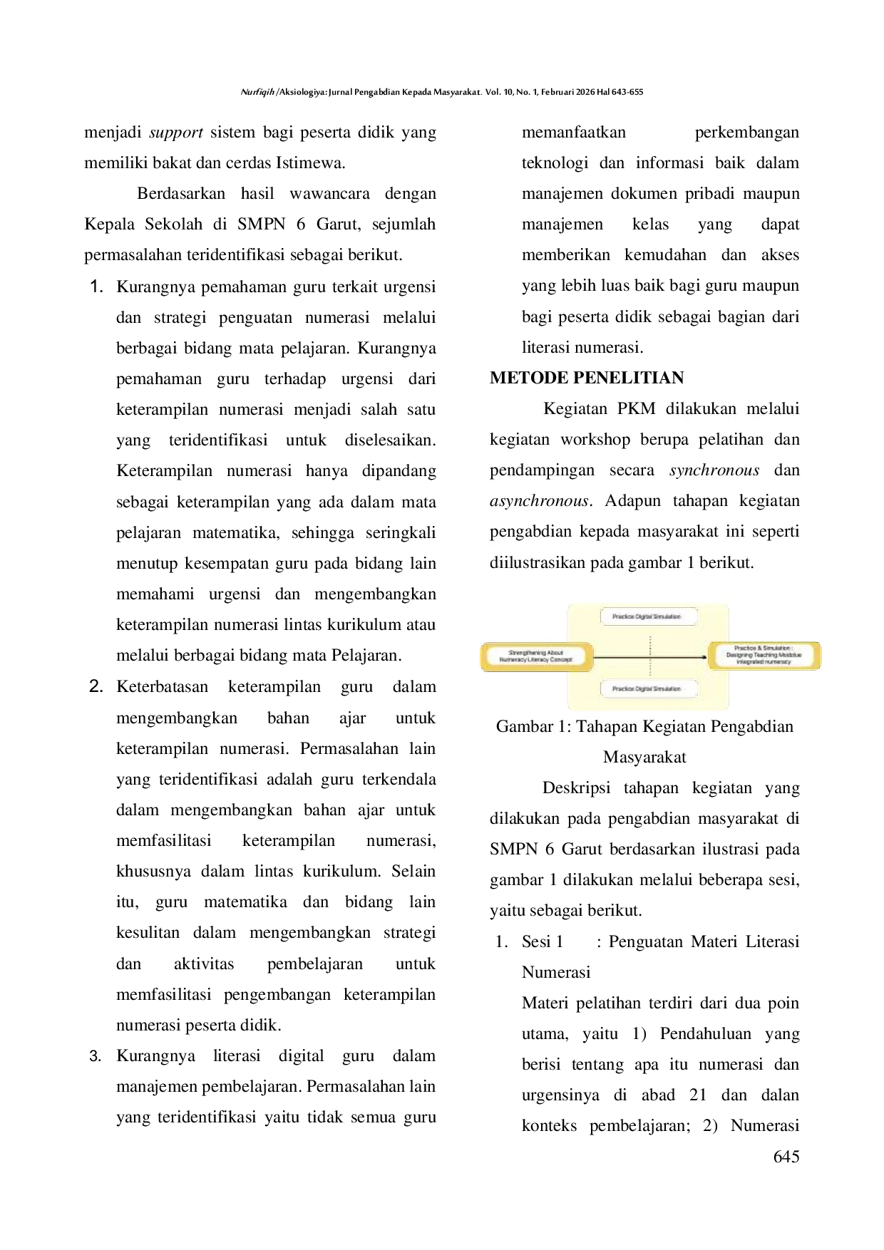 JURIS Pendampingan Modifikasi Modul Ajar Matematika dan Non Matematika Bagi Guru Integrasi Keterampilan Numerasi