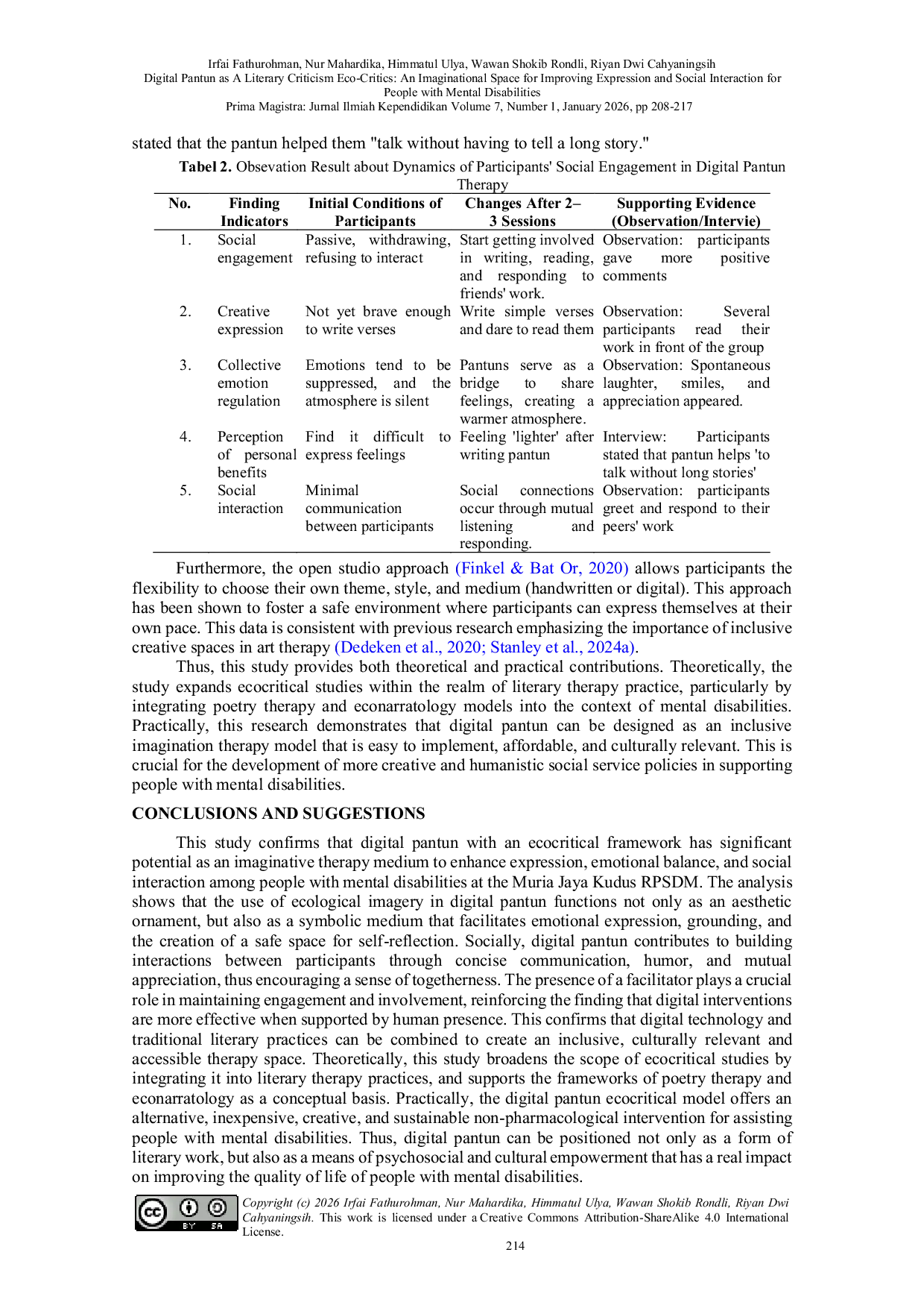 JURIS Digital Pantun As A Literary Criticism Eco Critics An Imaginational Space For Improving Expression And Social Interaction For People With Mental Disabilities