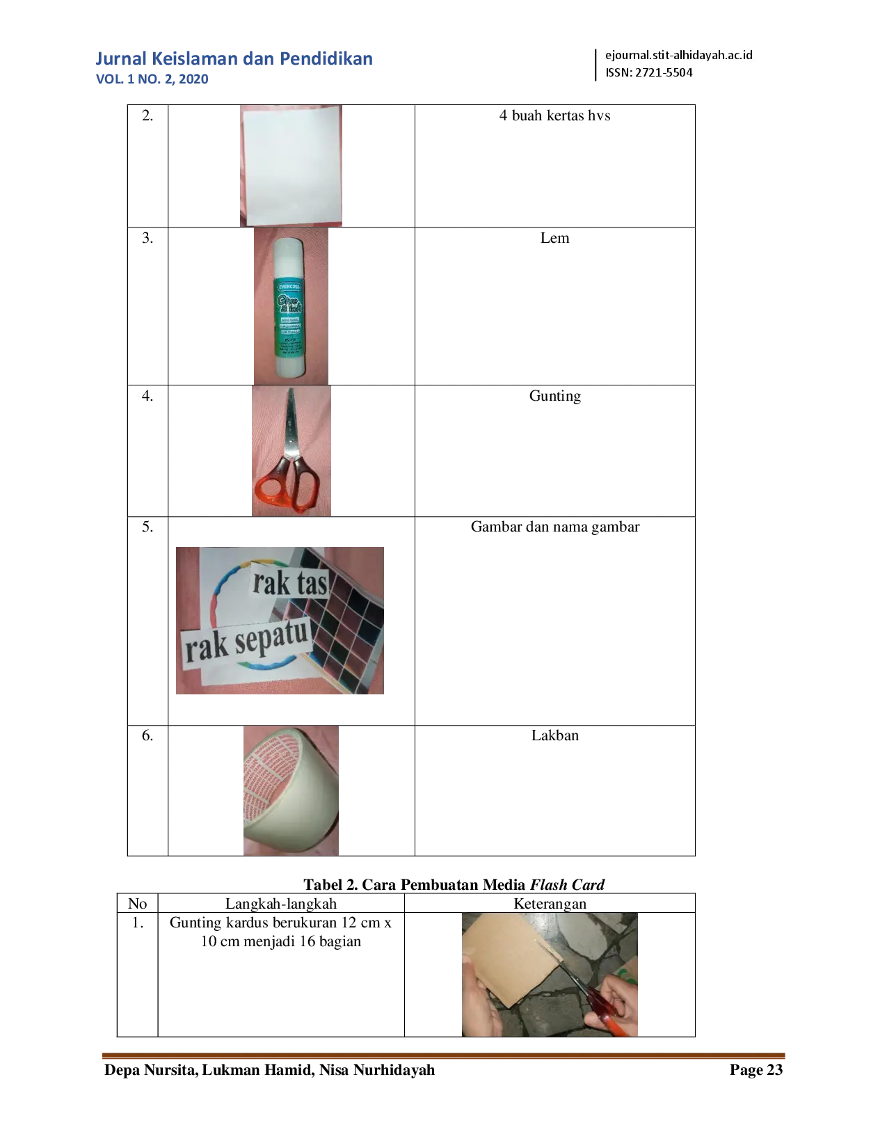 juris Media Flash Card Untuk Meningkatkan Kemampuan Komunikasi Ekspresif Pada Anak Dengan Autisme Di Pendidikan Anak Usia Dini