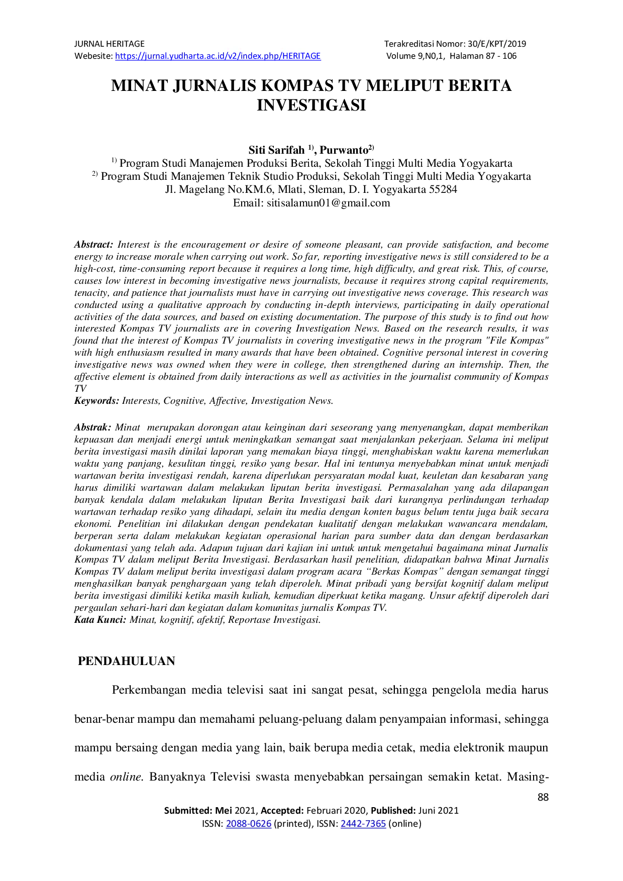 JURIS Minat Jurnalis Kompas Tv Meliput Berita Investigasi