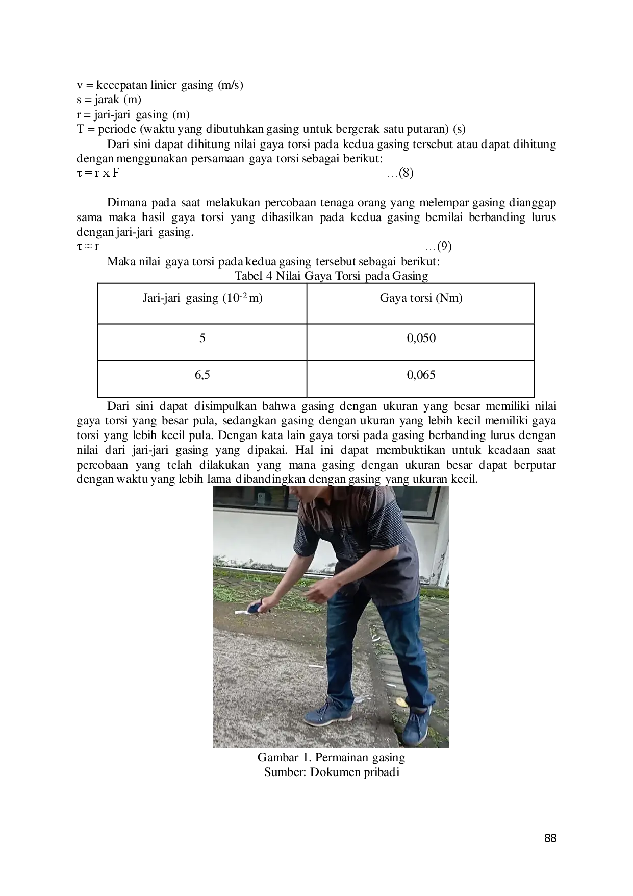 juris IMPLEMENTASI PERMAINAN GASING UNTUK MENINGKATKAN KEMAMPUAN BERPIKIR KRITIS SISWA PADA MATERI PELAJARAN FISIKA DINAMIKA ROTASI