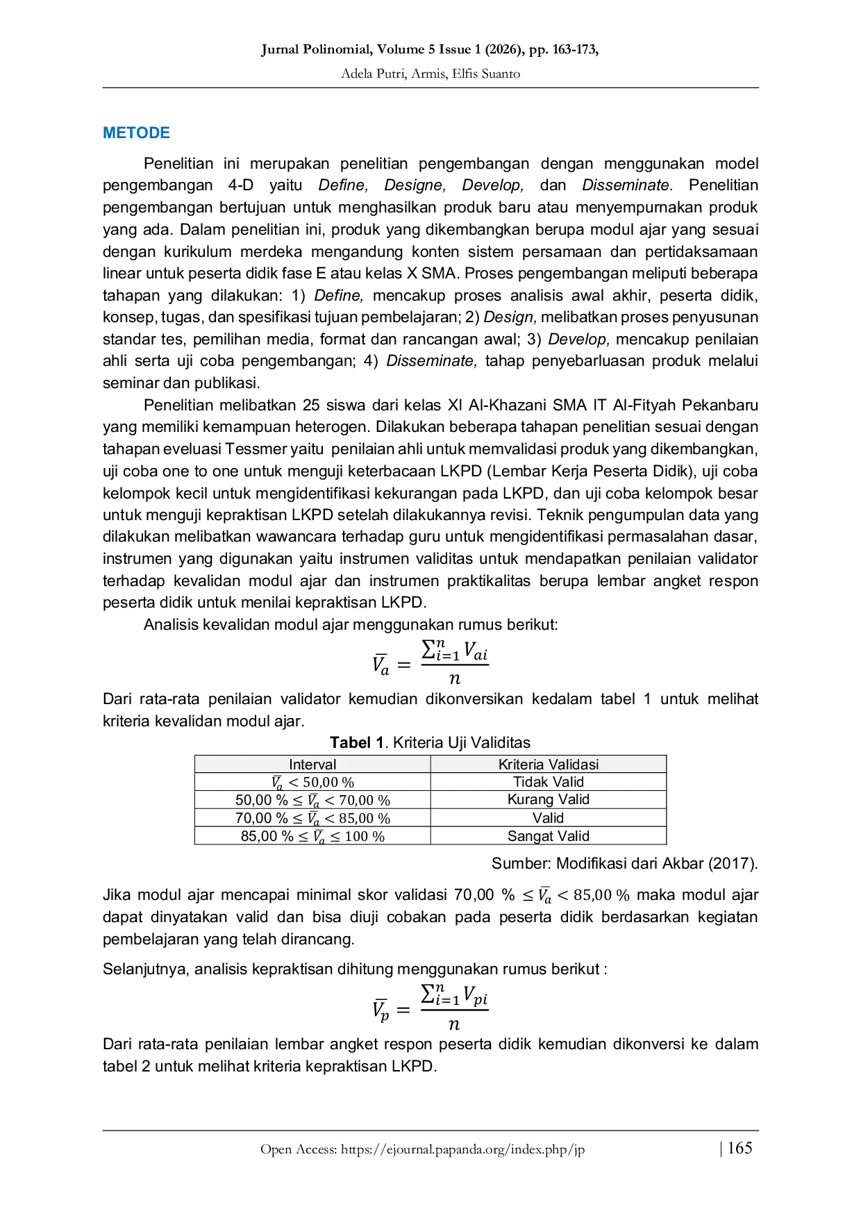 JURIS Modul Ajar Berbasis Problem Based Learning Konten Sistem Persamaan dan Pertidaksamaan Linear untuk Memfasilitasi Kemampuan Pemecahan Masalah Matematis Peserta Didik