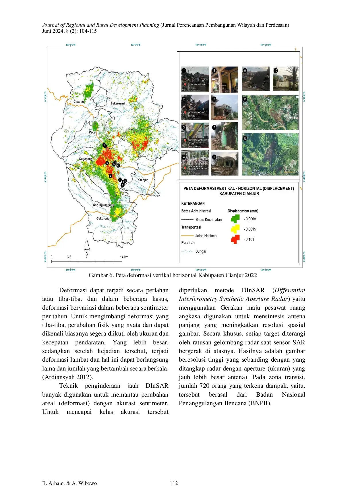 JURIS Analisis Bencana Longsor akibat Gempa bumi Cianjur 2022 dengan DInSAR