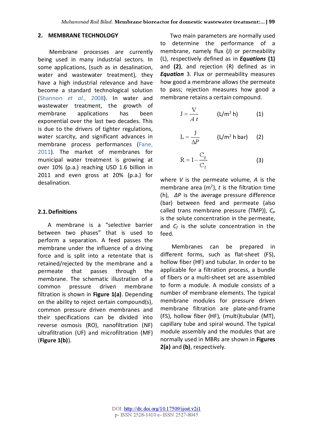 juris Membrane Bioreactor for Domestic Wastewater Treatment Principles Challanges and Future Research Directions