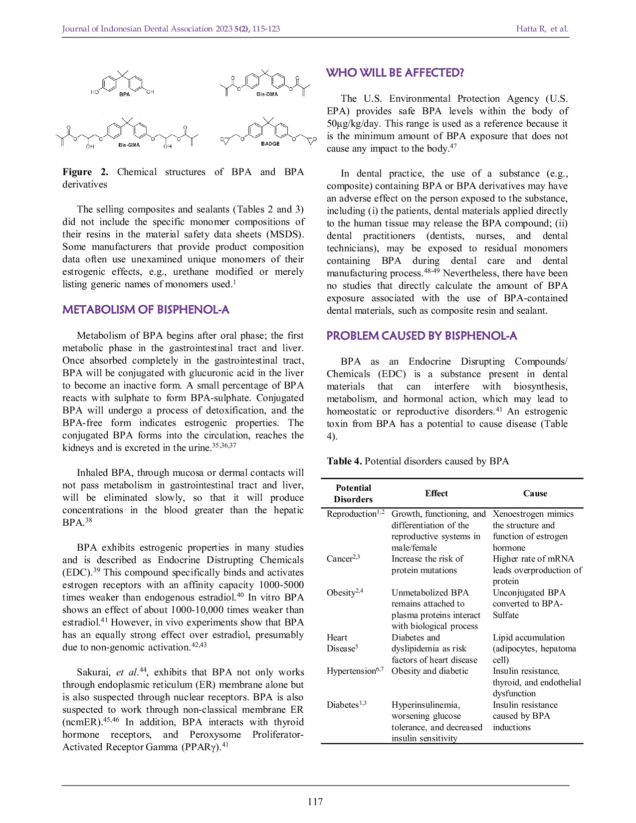 JURIS Dental Materials and Bisphenol A Exposures