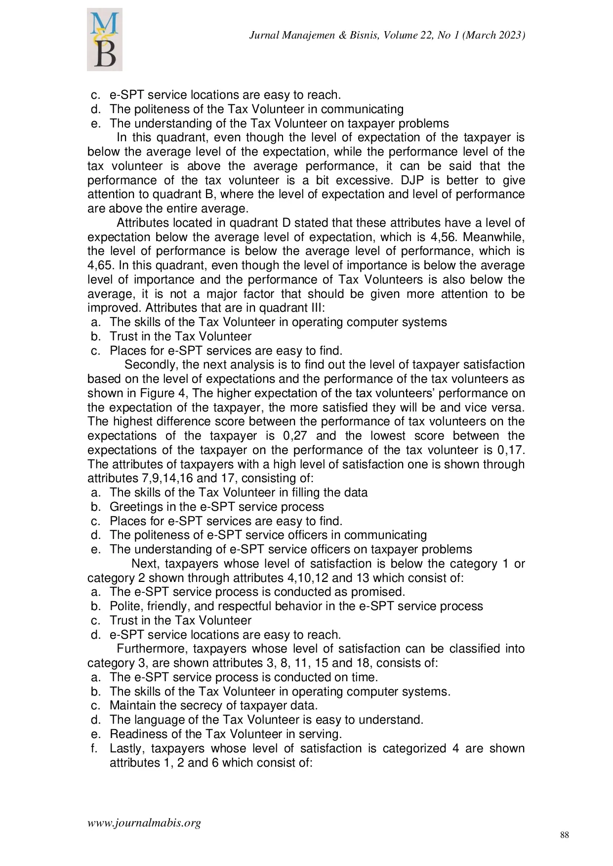 JURIS Analysis of Influence Factor of Service Quality and Taxpayer Satisfaction in Reporting E SPT