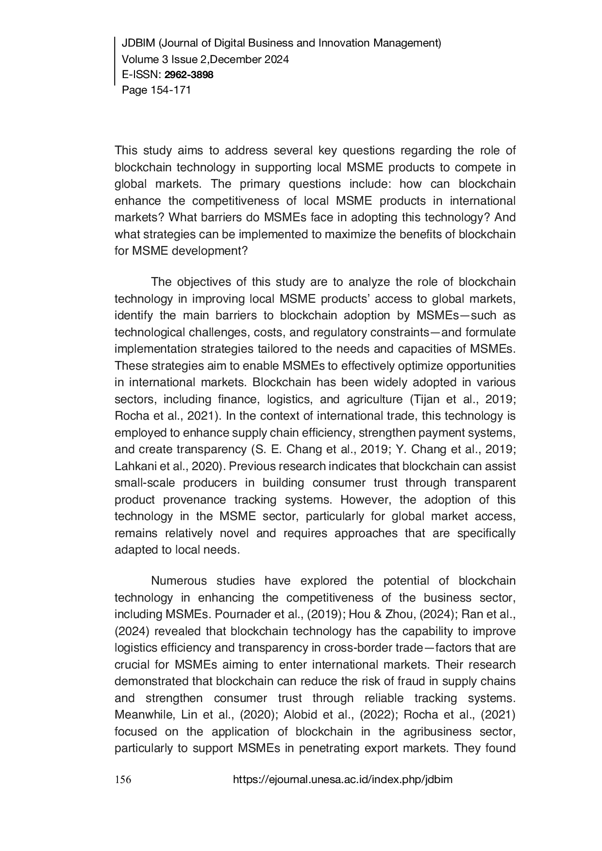 JURIS Encouraging Local MSME Products Towards Global Through Blockchain Technology