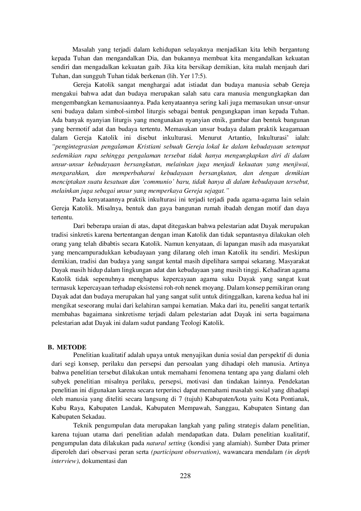 JURIS Penggunaan Simbol Keagamaan Katolik Dalam Ritual Ilmu Kebal Pratik Sinkritisme Studi Kasus Literasi Keagamaan Di Kalimantan Barat