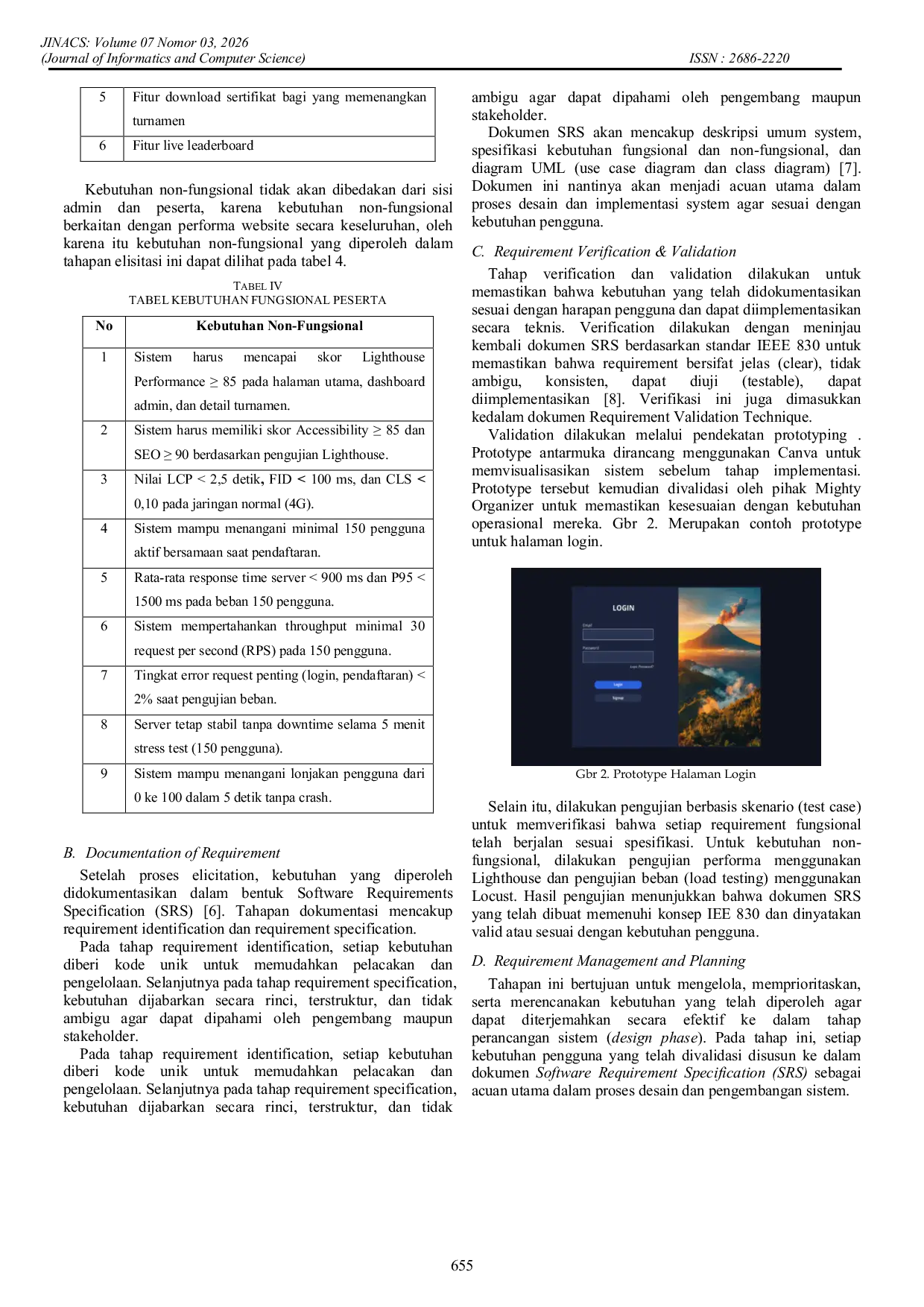 JURIS Rekayasa Kebutuhan dan Implementasi Website Manajemen Esport PUBGM Mighty Organizer