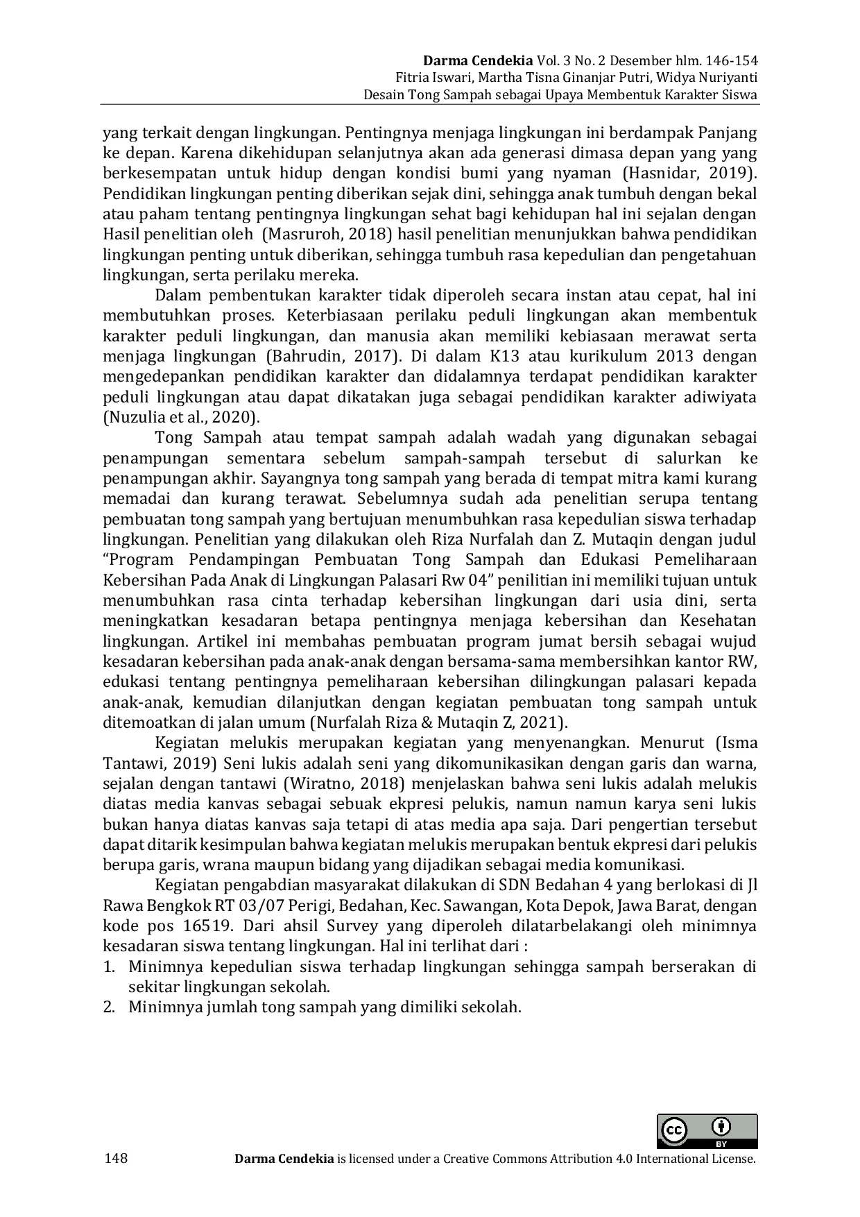 JURIS Desain Tong Sampah sebagai Upaya Membentuk Karakter Siswa