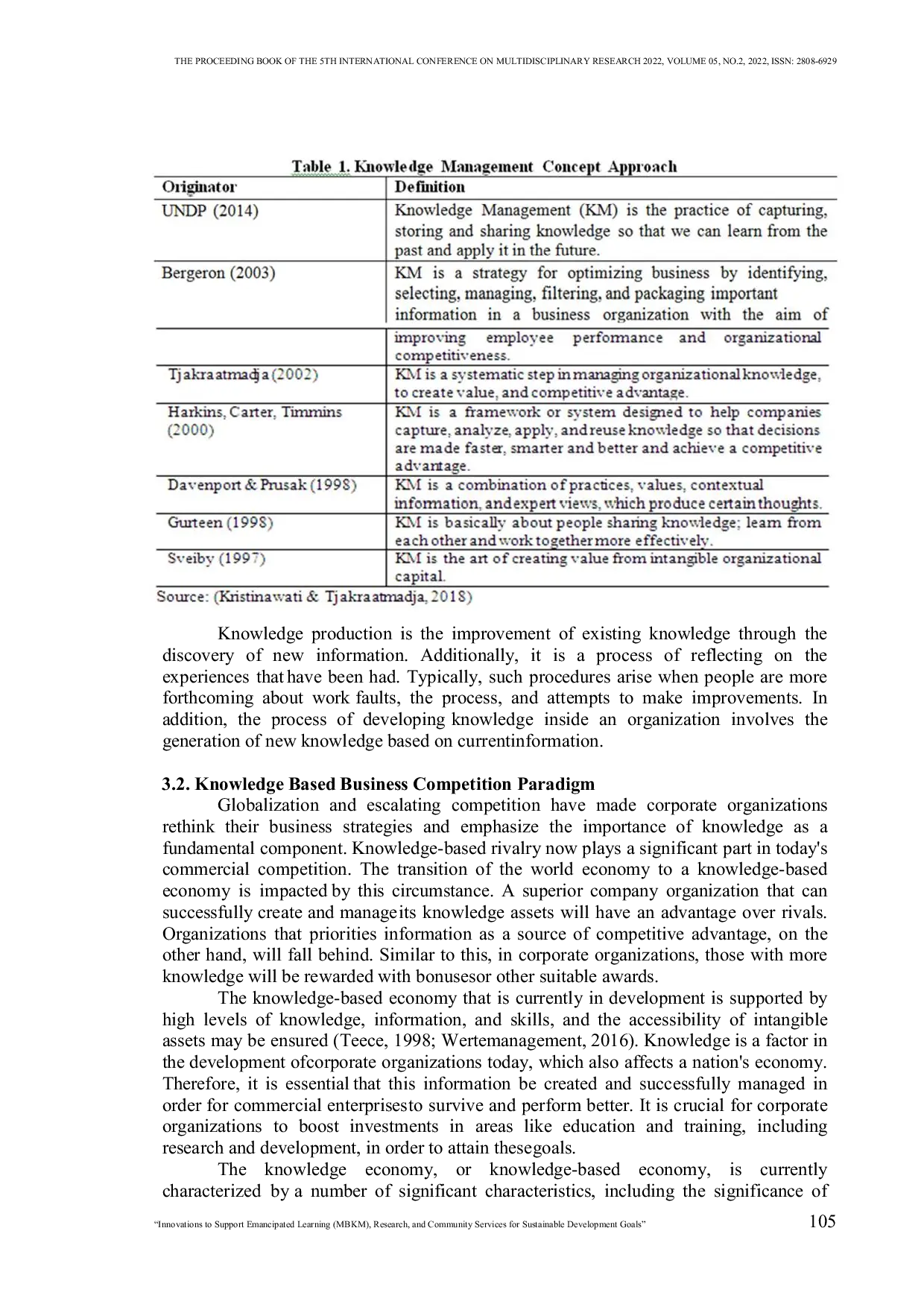 JURIS Challenges of Using Dynamic Capability and Knowledge Management to Improve the Performance of Business Organizations