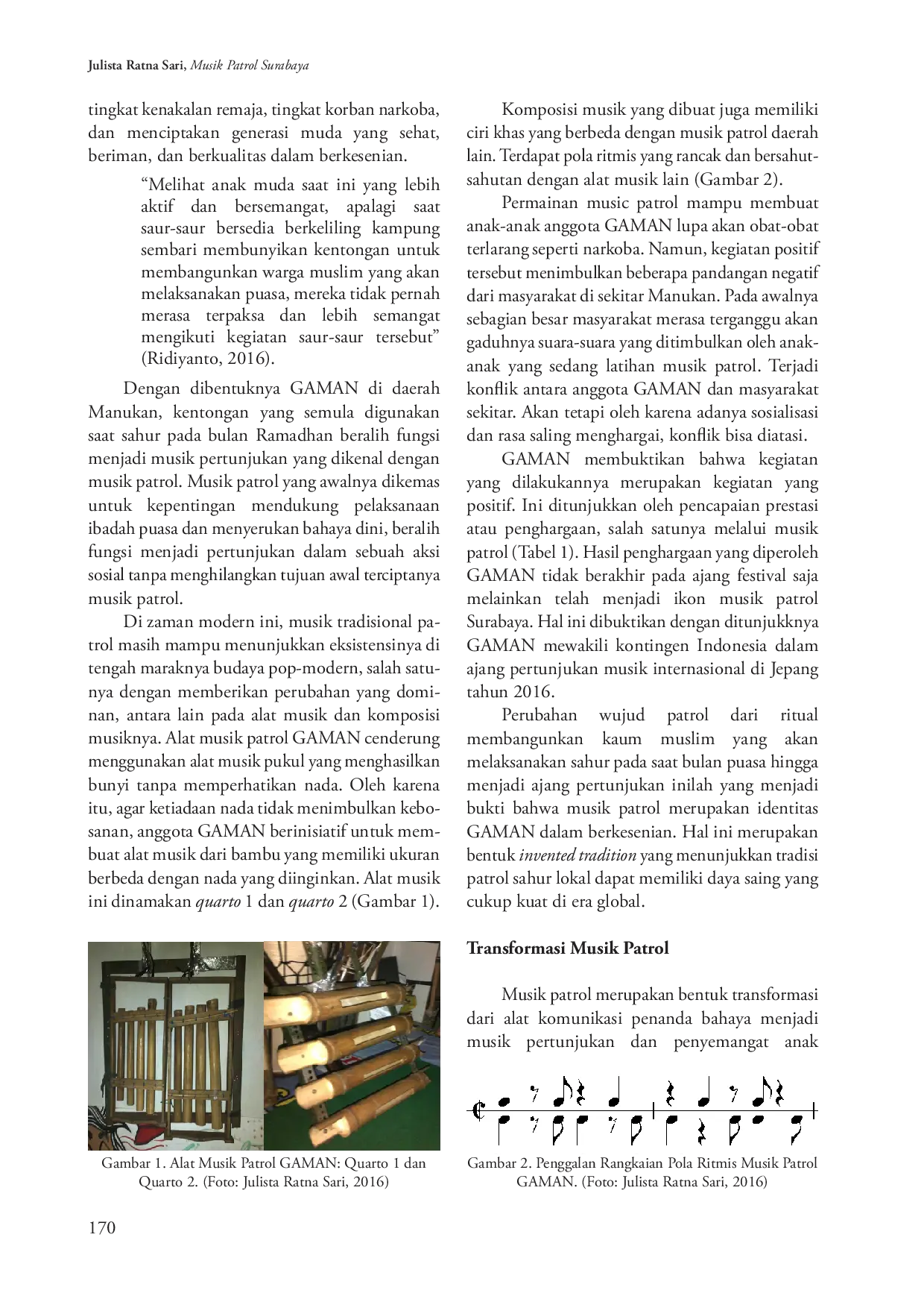 juris Musik Patrol dan Identitas Sosial GAMAN di Surabaya