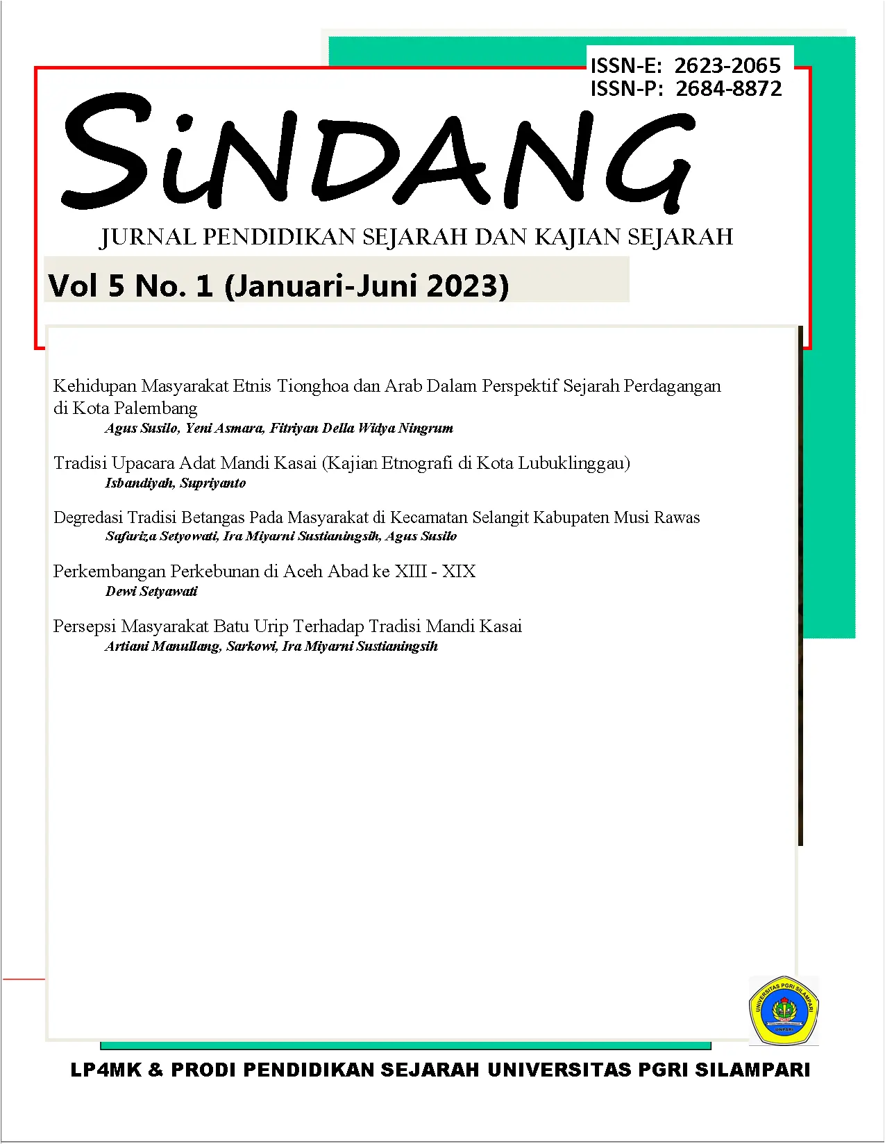 JURIS Tradisi Upacara Adat Mandi Kasai Kajian Etnografi di Kota Lubuklinggau