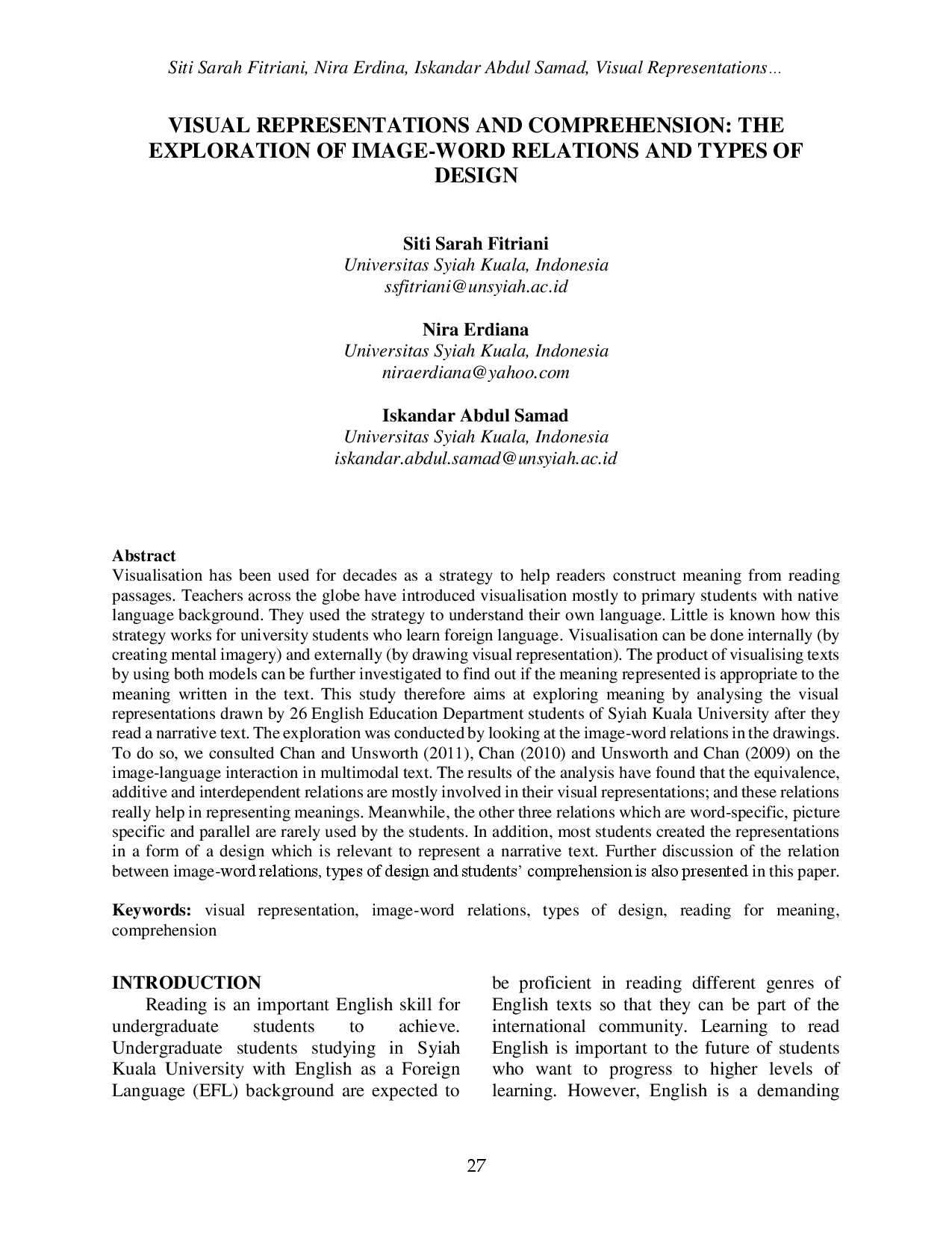 juris Visual Representations and Comprehension The Exploration of Image Word Relations and Types of Design