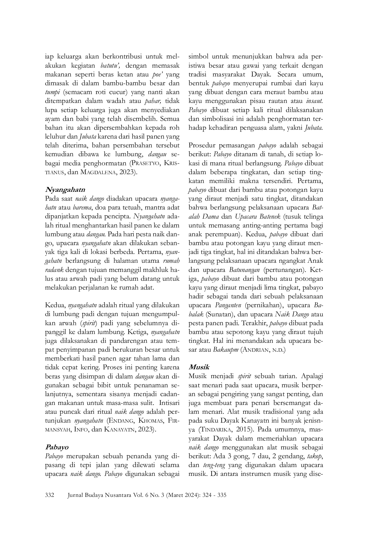 JURIS Tradisi Naik Dango Suku Dayak Kanayatn Sebagai Manifestasi Chiffer Transendensi Sebuah Kajian Metafisika Karl Jaspers