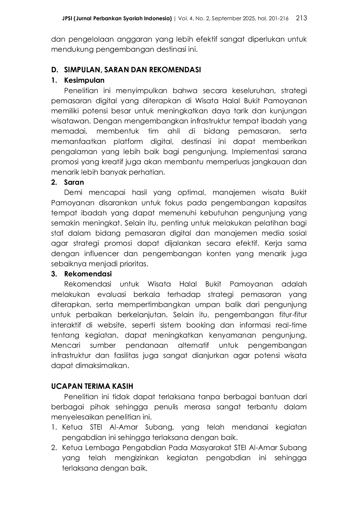 JURIS Strategi Pemasaran Digital Dalam Meningkatkan Daya Tarik Wisata Halal