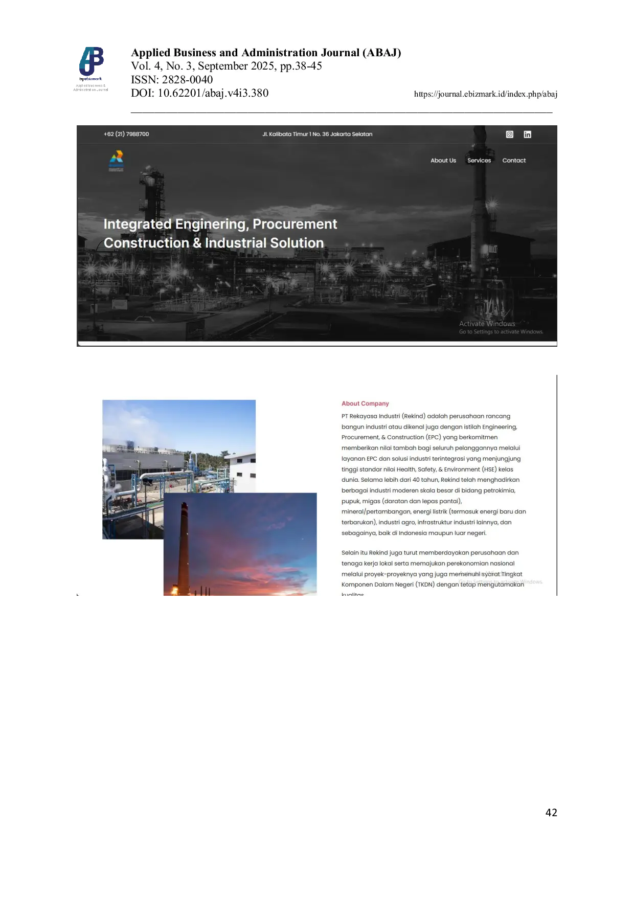 JURIS Company Profile Website Design Based On WordpressCMS For PT Rekayasa Industri