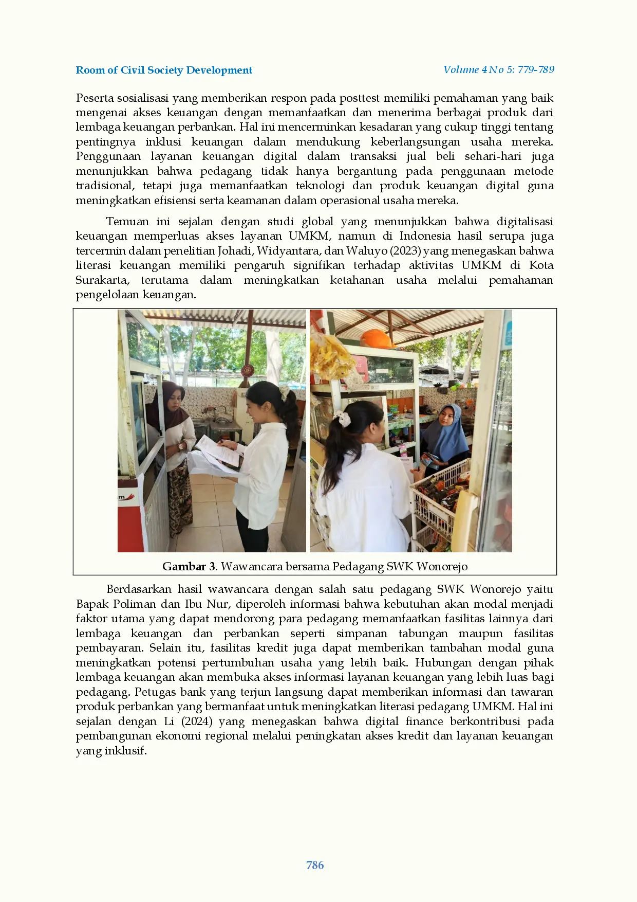 juris Optimalisasi Literasi Keuangan melalui Sosialisasi pada Pedagang Sentra Wisata Kuliner Wonorejo Surabaya