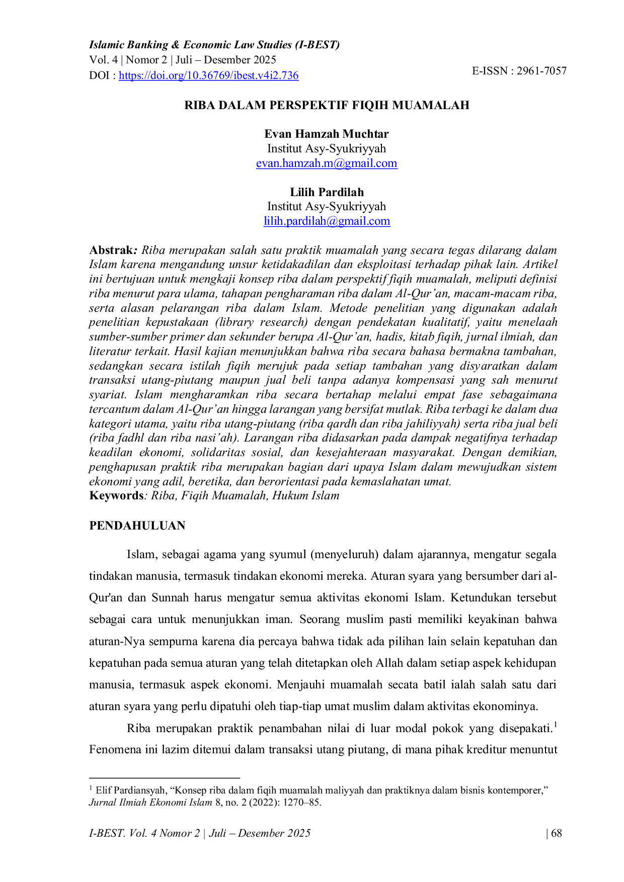 JURIS Riba Dalam Perspektif Fiqih Muamalah