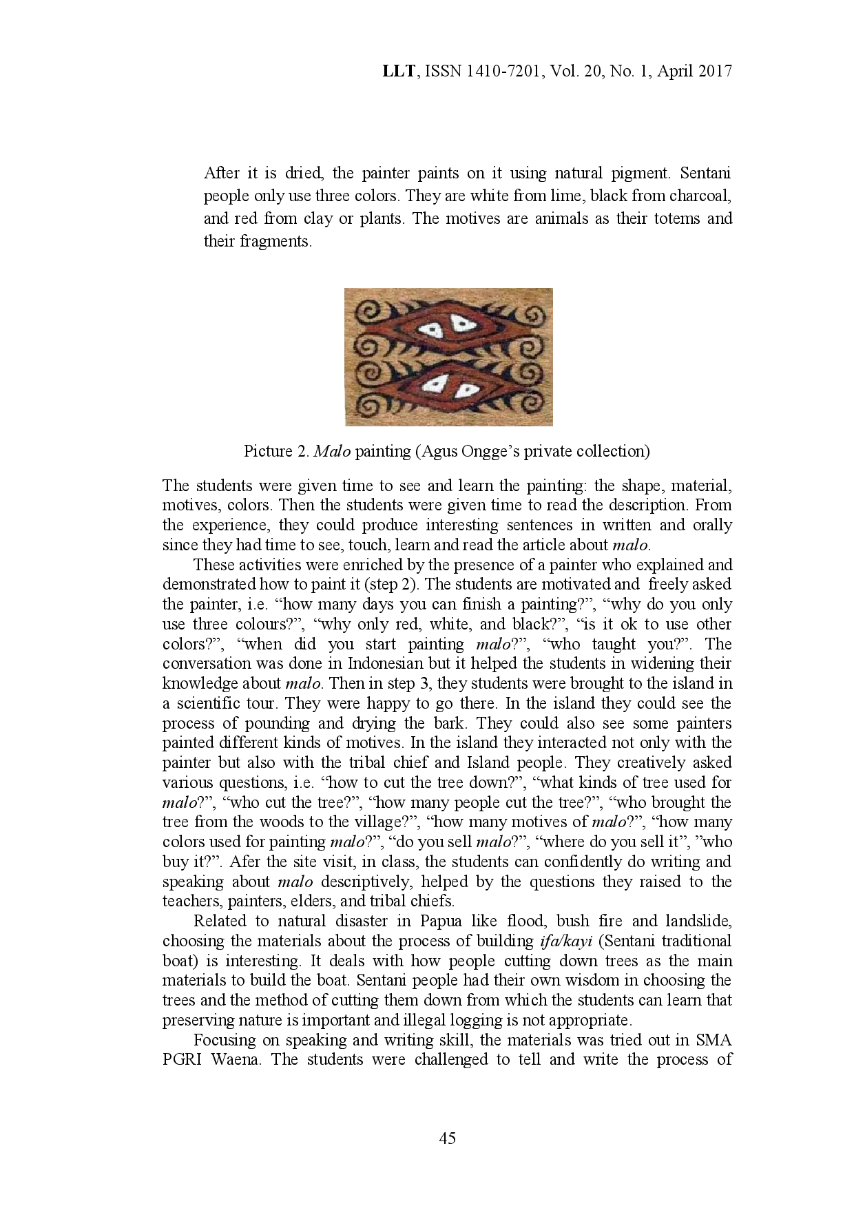 juris Infusing Culture in English Learning An Attempt to Preserve Cultural Heritages in Jayapura Municipality Papua