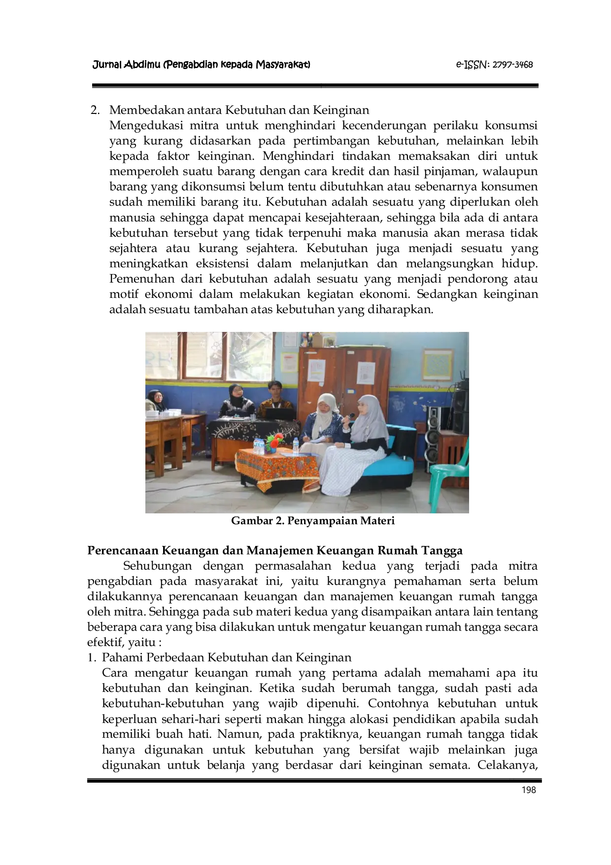 JURIS Peningkatan Literasi dan Pengelolaan Keuangan bagi Ibu Rumah Tangga