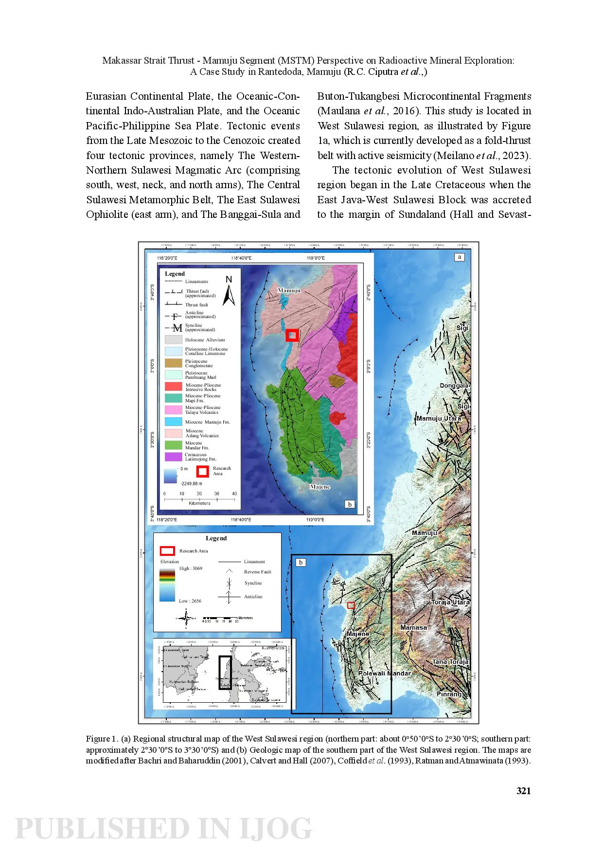 juris Makassar Strait Thrust Mamuju Segment MSTM Perspective on Radioactive Mineral Exploration A Case Study in Rantedoda Mamuju