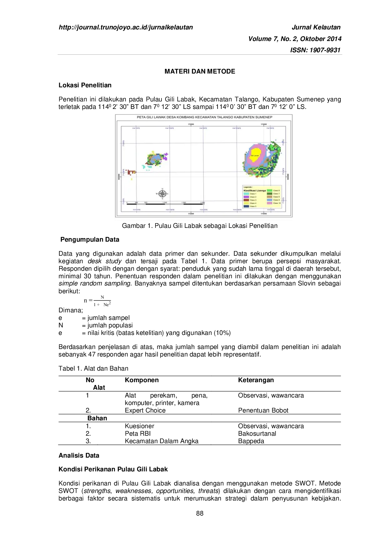 JURIS Strategi Konservasi Pulau Kecil Melalui Pengelolaan Perikanan Berkelanjutan Studi Kasus Pulau Gili Labak Sumenep