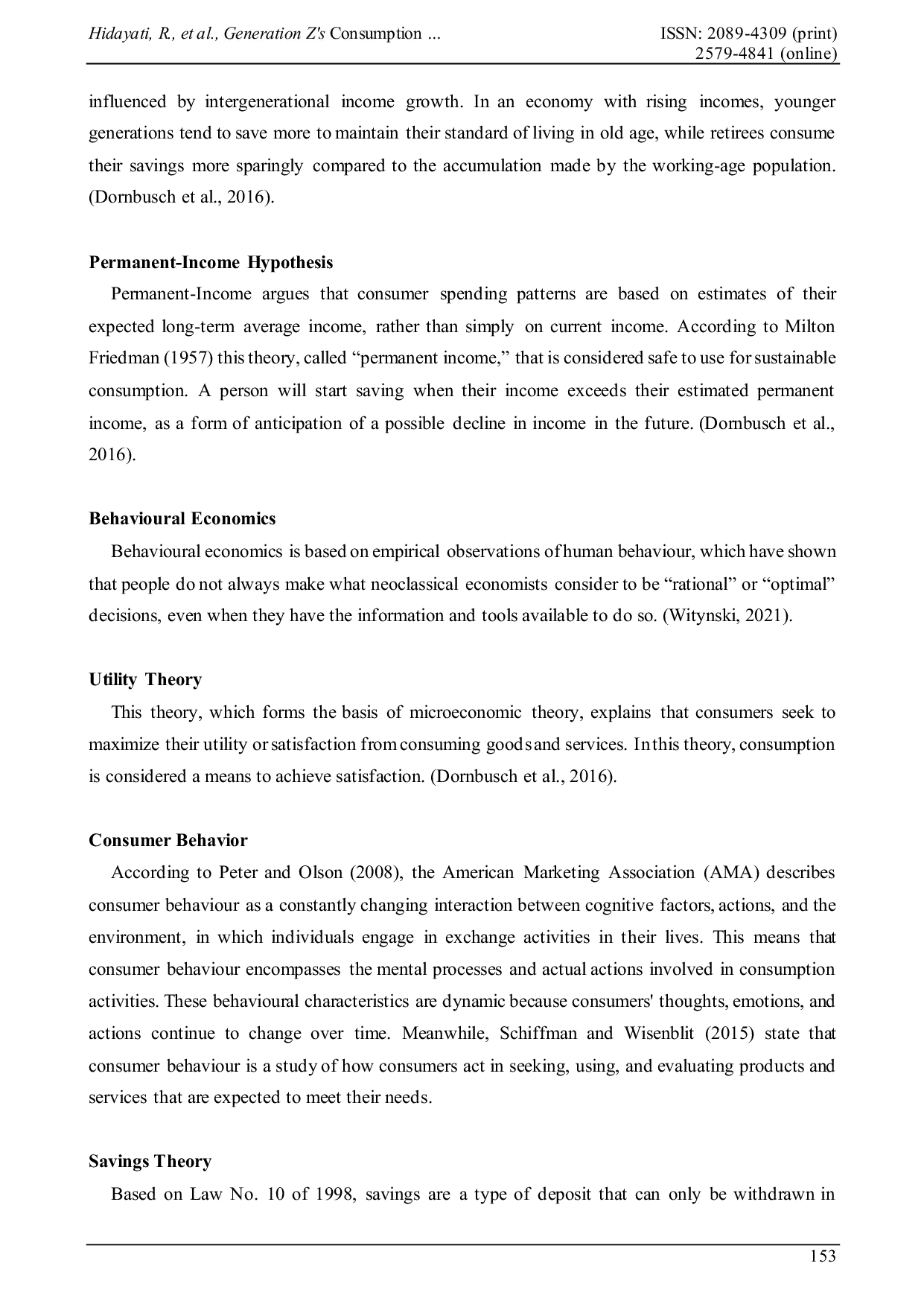 JURIS Generation Z s Consumption and Savings Preferences Amidst Economic Uncertainty A Thematic Analysis Approach