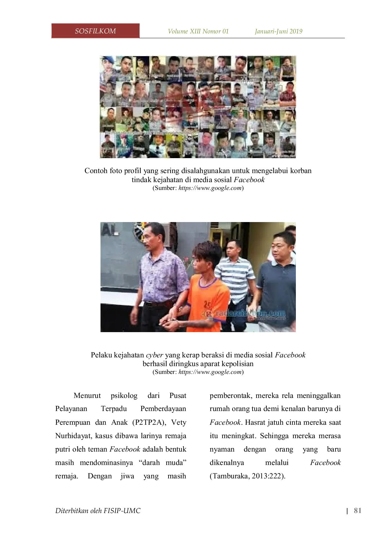 JURIS MEDIA SOSIAL DRAMATURGI DALAM FACEBOOK Analisis Tekstual Penyalahgunaan Media Sosial Facebook