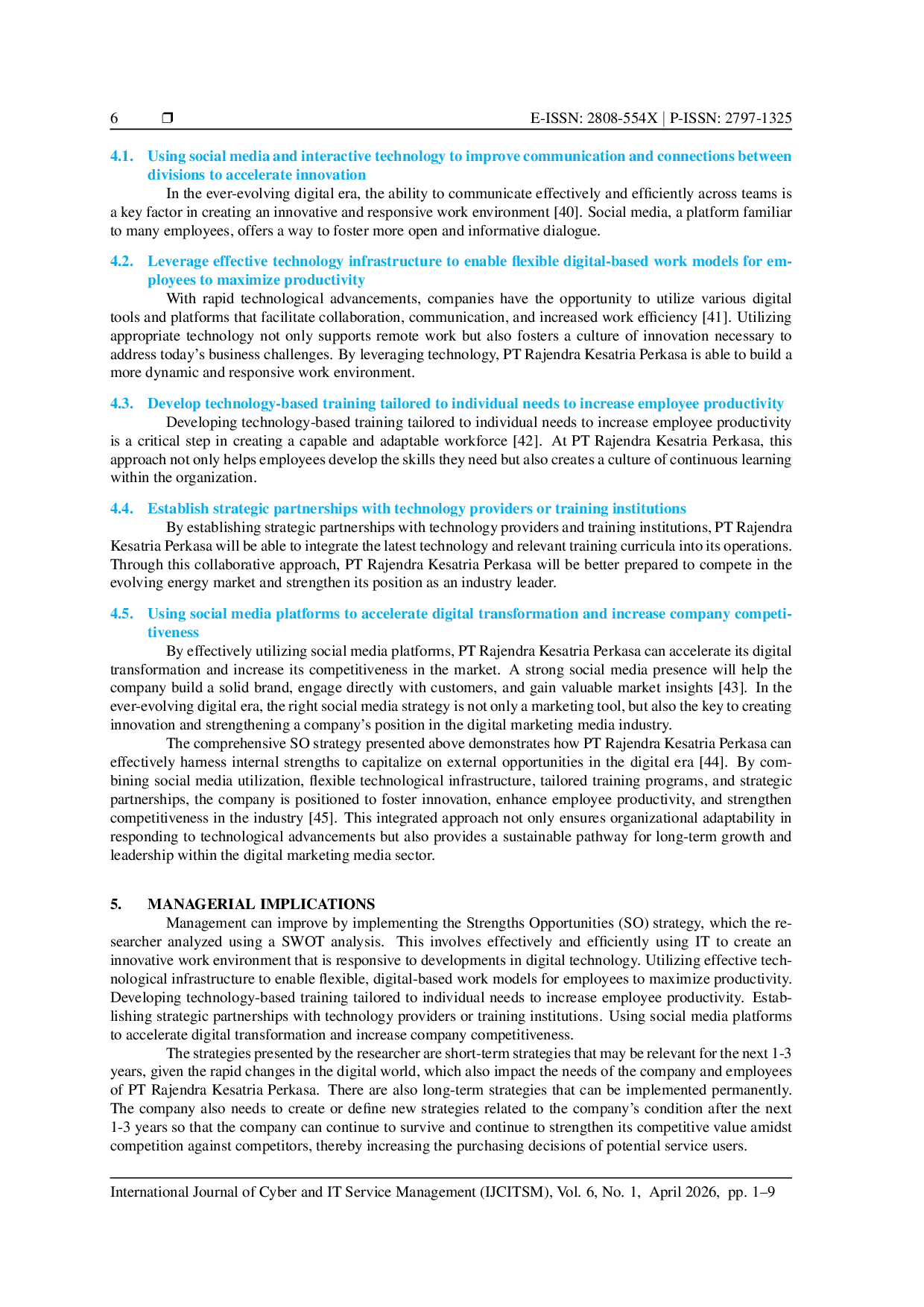 JURIS Analysis of The Application of Information Technology on Employee Work Productivity PT Rajendra Kesatria Perkasa Depok