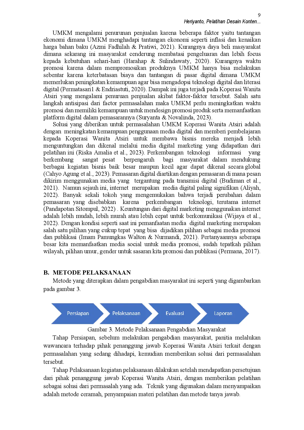 juris Pelatihan Desain Konten Promosi Bagi UMKM Koperasi Wanita Atsiri