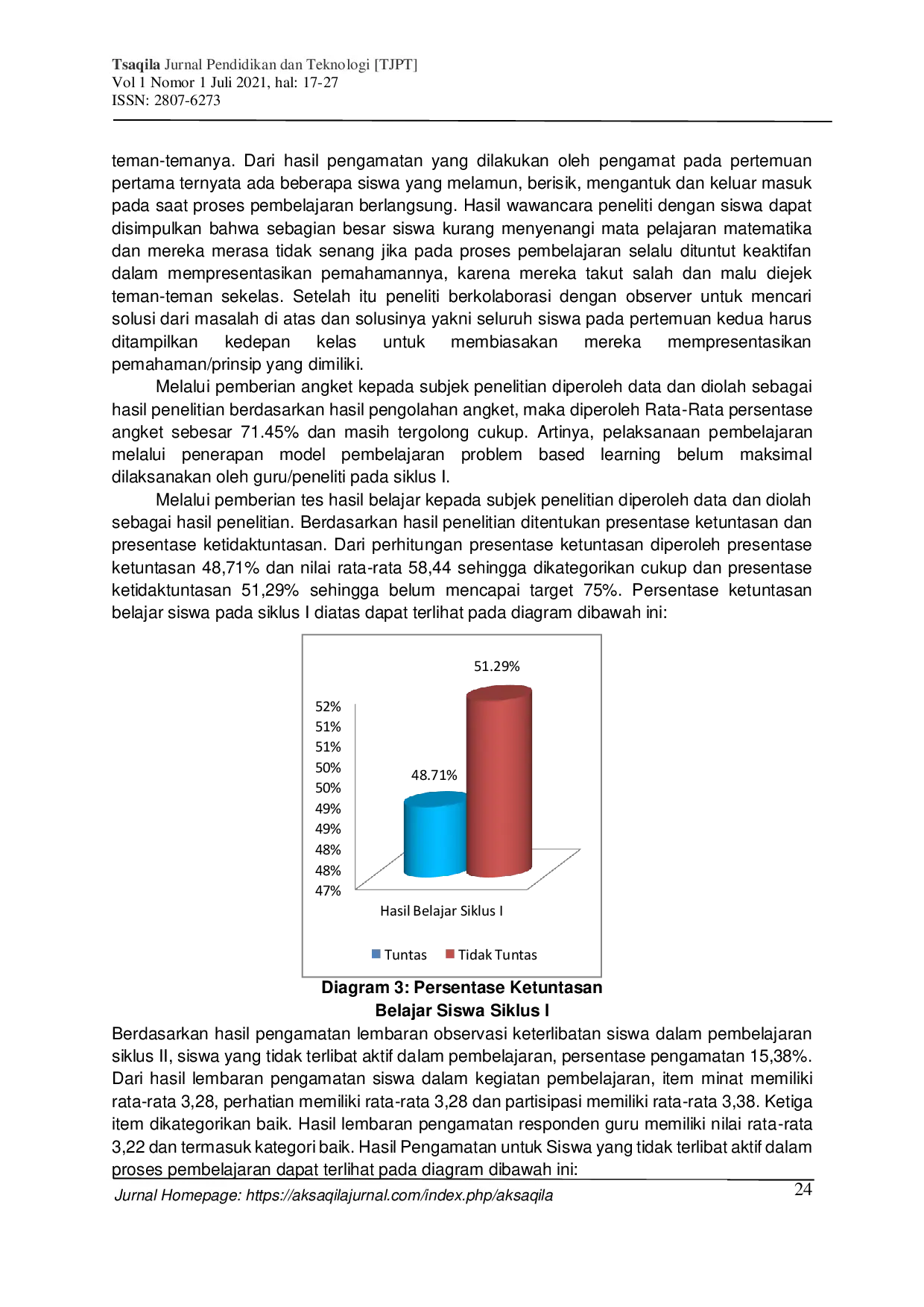 JURIS Penerapan Model Pembelajaran Problem Based Learning Dalam Meningkatkatkan Hasil Belajar Matematika Siswa Smk Negeri 2 Mandrehe