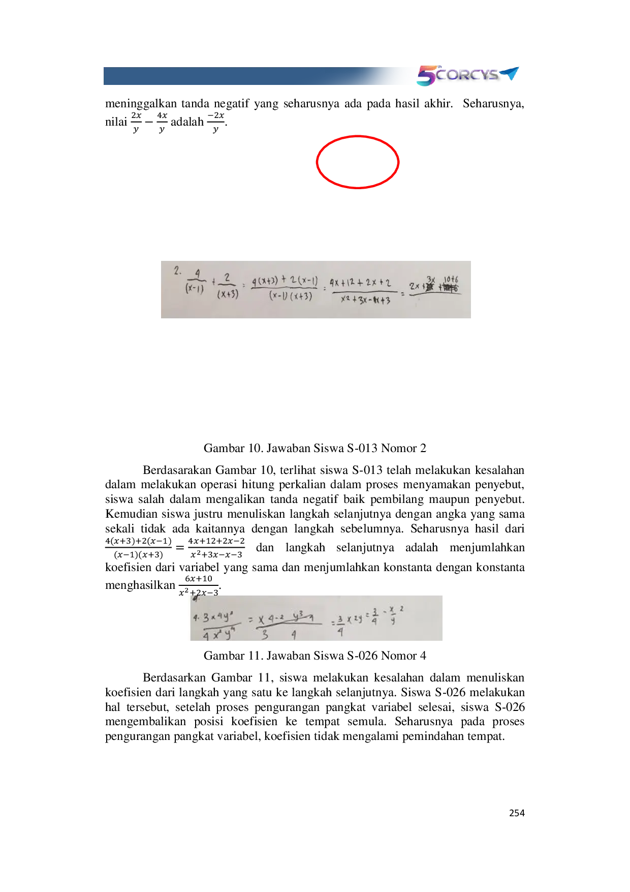 JURIS Analisis Kesalahan Siswa Dalam Menyelesaikan Soal Operasi Hitung Pecahan Aljabar Menurut Teori Kastolan