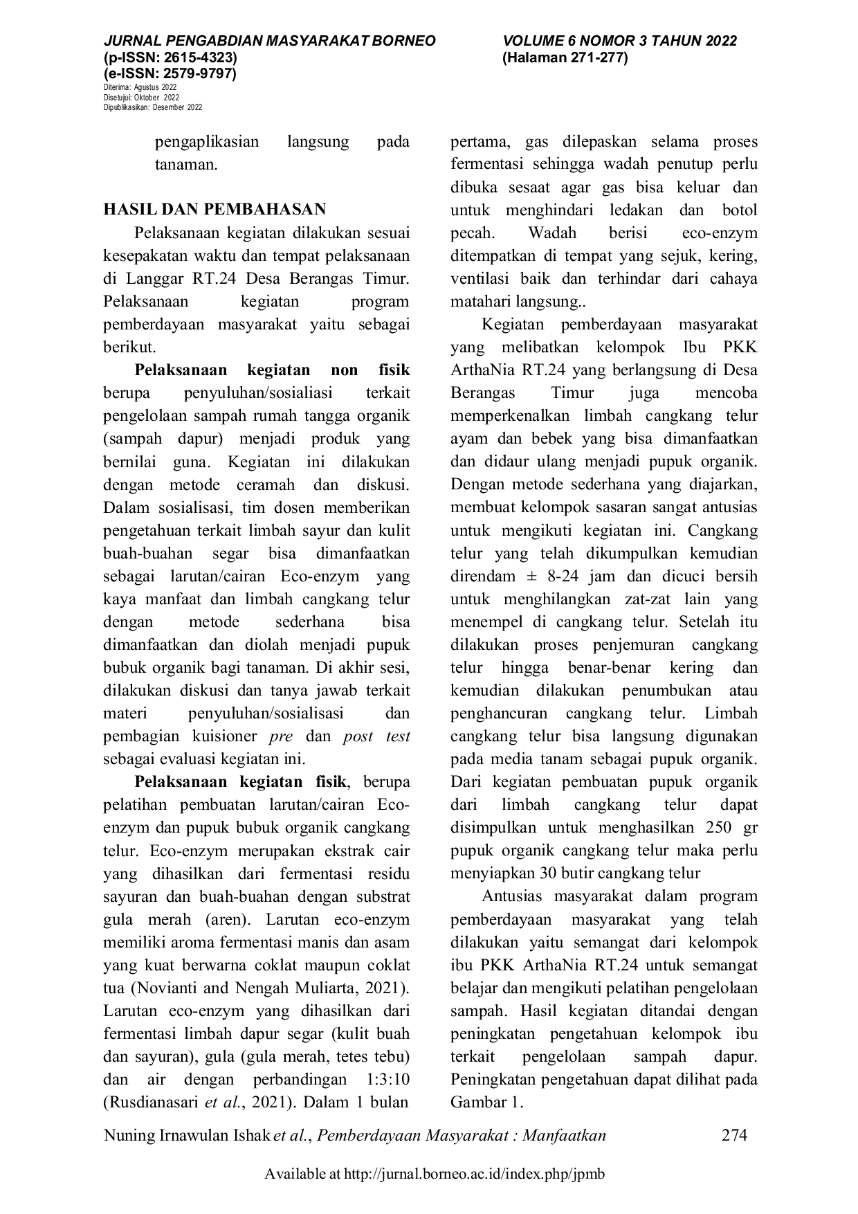 JURIS Pemberdayaan Masyarakat Manfaatkan Sampah Dapurmu Sebagai Usaha Mencintai Bumi