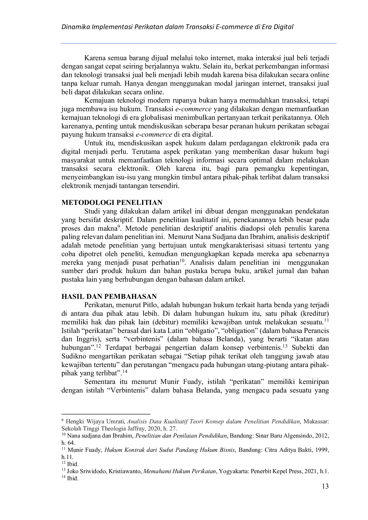 JURIS Dinamika Implementasi Perikatan dalam Transaksi E commerce di Era Digital