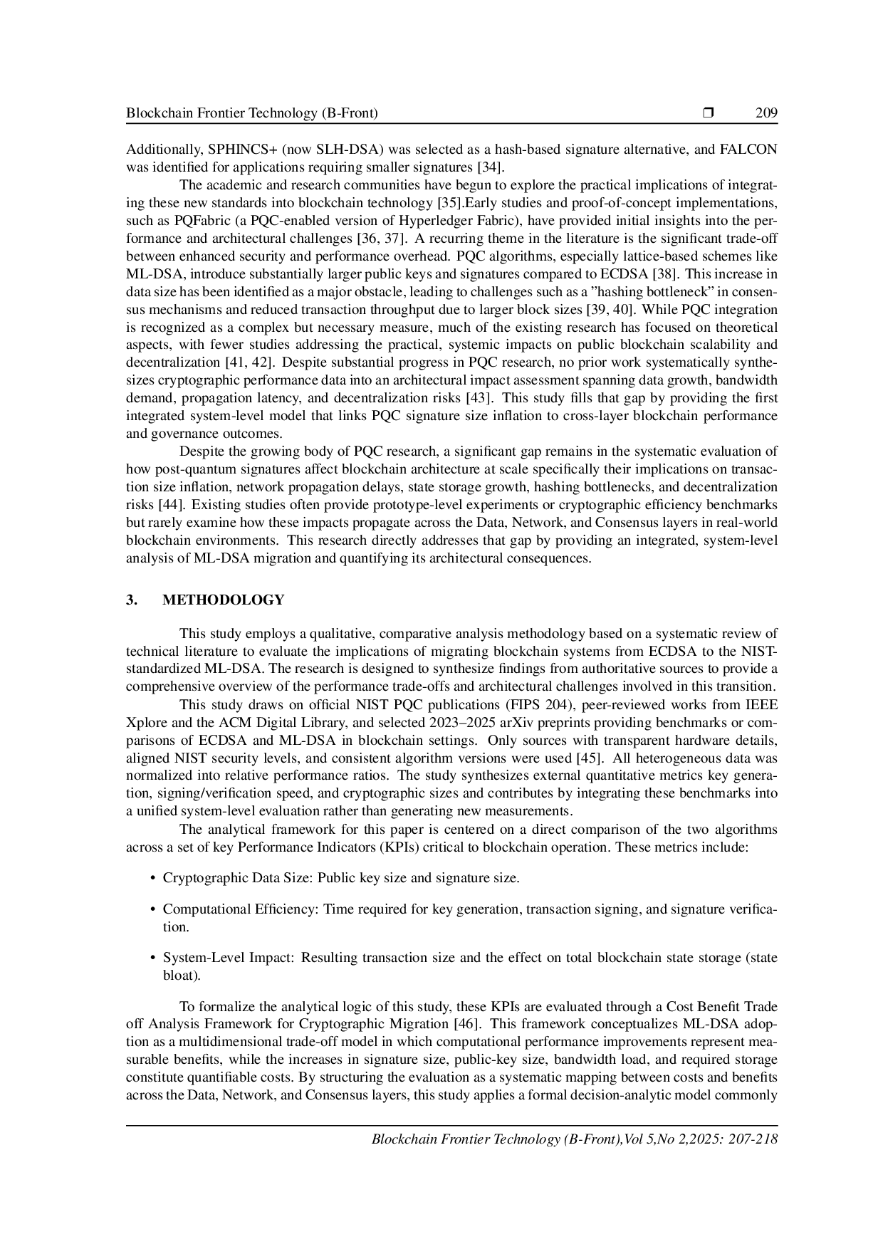 JURIS Migration of Blockchain Systems to Quantum Resistant Security ECDSA vs NIST MLDSA