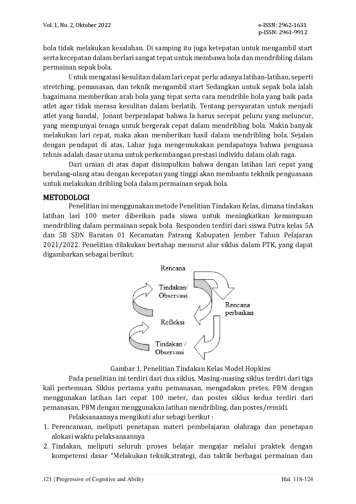 juris Upaya Meningkatkan Kemampuan Dribbling dalam Permainan Sepak Bola Melalui Latihan Lari Cepat 100 Meter