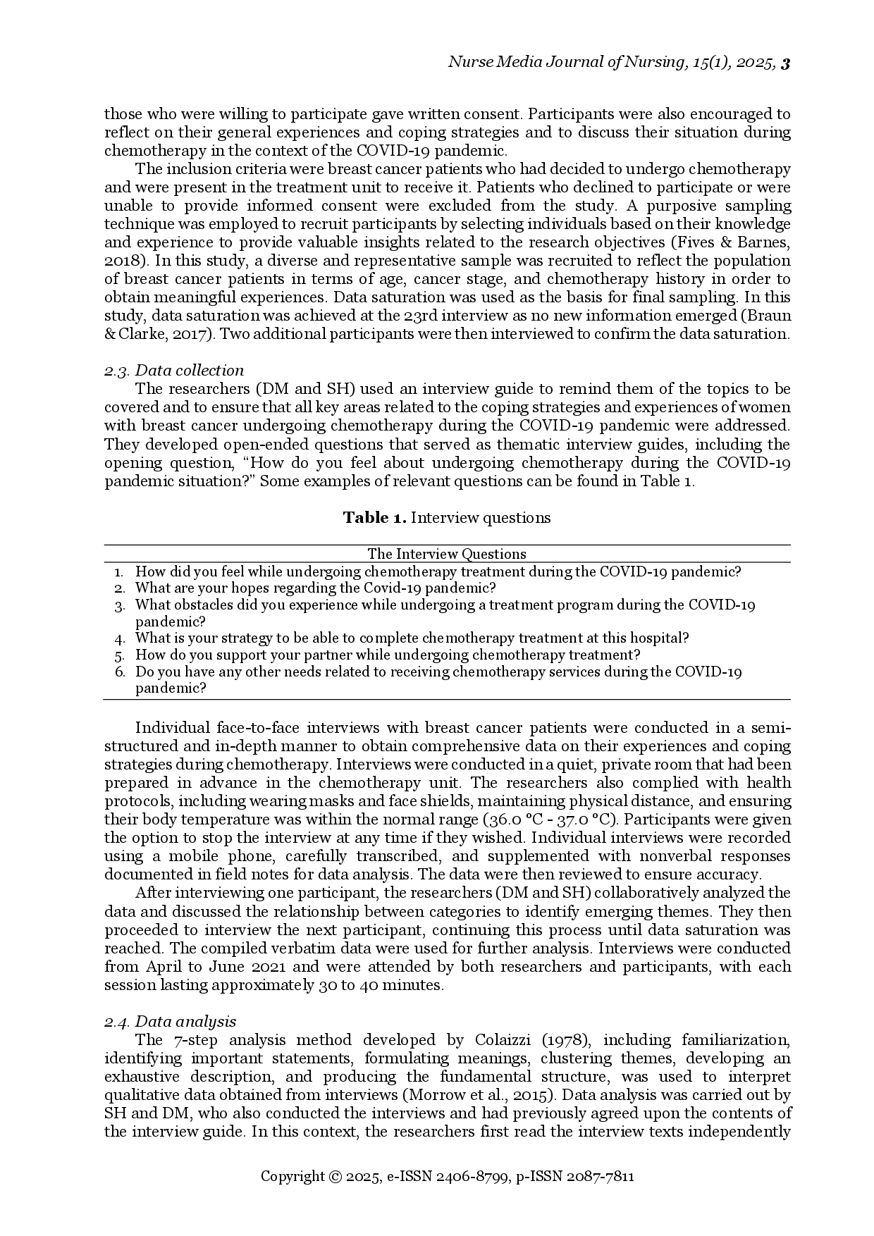 juris Strategi Koping Wanita Dengan Kanker Payudara Yang Melalui Kimoterapi Selama Pandemi Covid 19 Sebuah Studi Kualitatif