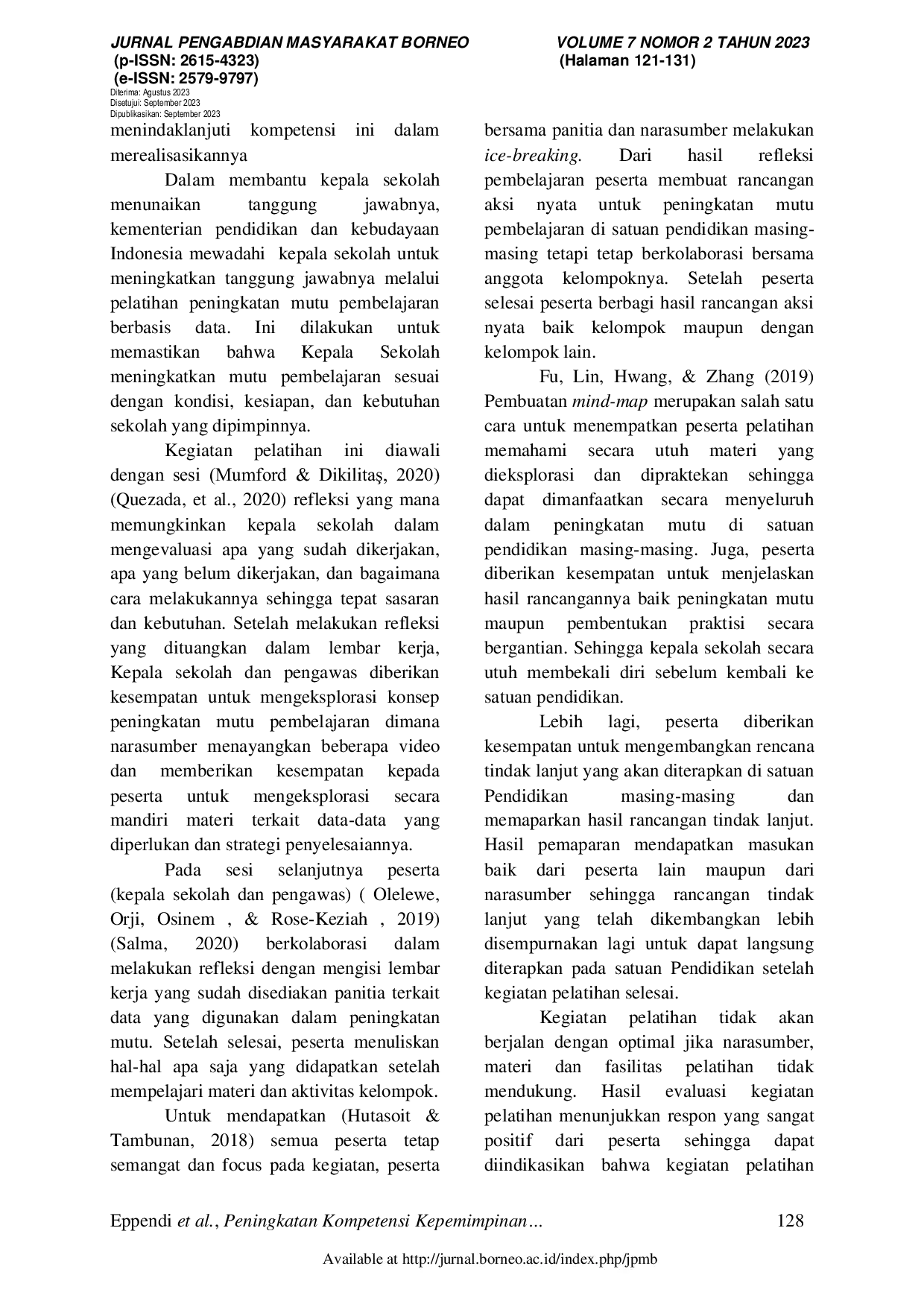 JURIS Peningkatan Kompetensi Kepemimpinan Pembelajaran Mutu Pembelajaran Berbasis Data Sekolah