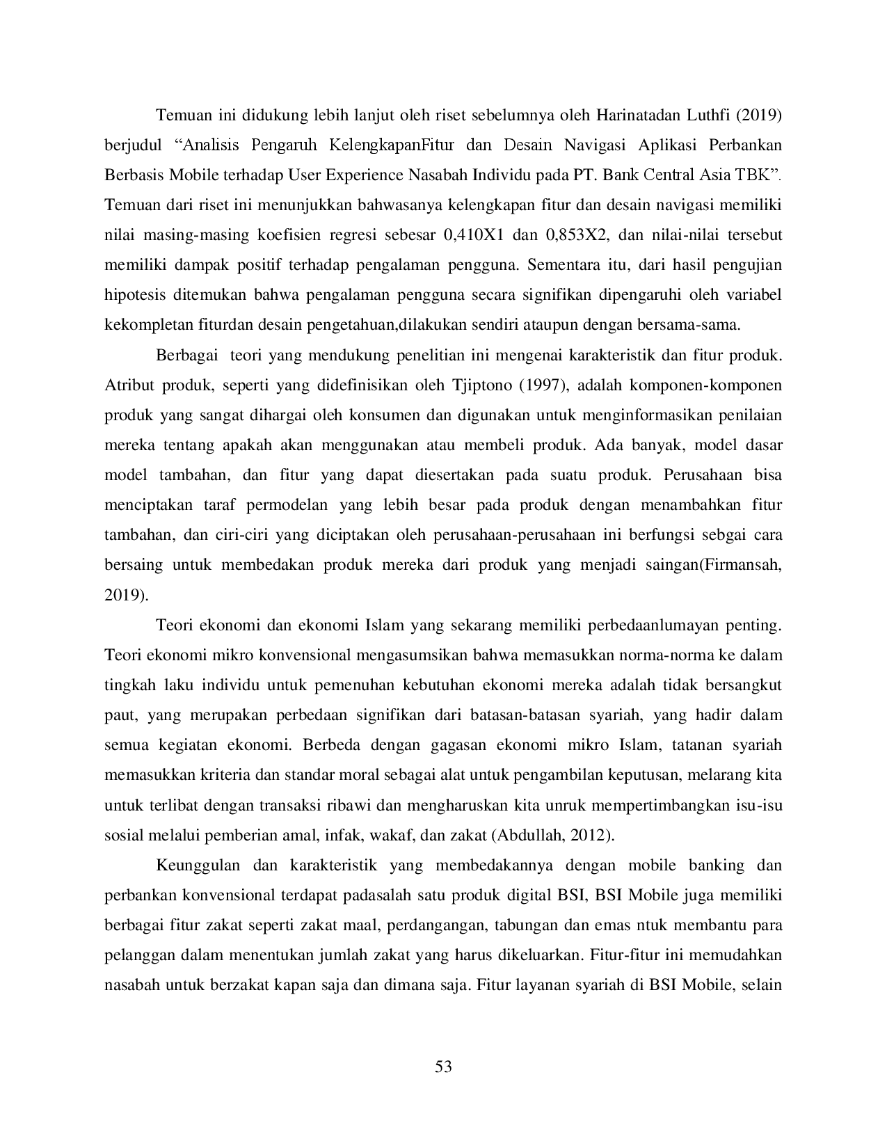 juris Pengaruh Kualitas Layanan dan Fitur Produk BSI Mobile Terhadap Kepuasan Nasabah Bank Syariah Indonesia Di Kab Bone