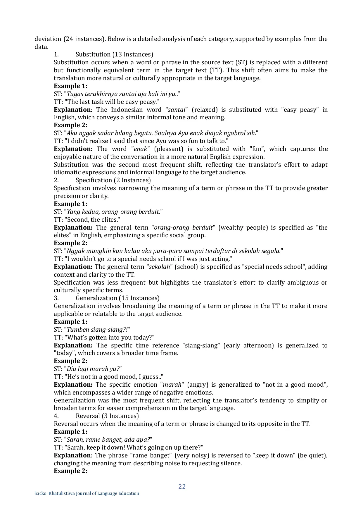 JURIS Lost in Translation Analyzing Semantic Shifts in the English to Indonesian Translation of the Webtoon Flawless