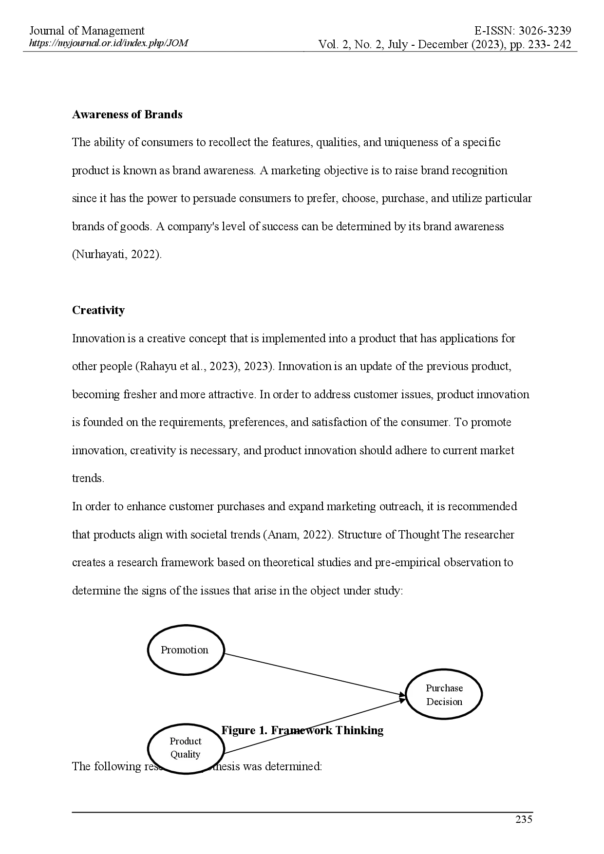 juris How Do Brand Awareness and Inovation Influence Purchasing Decisions