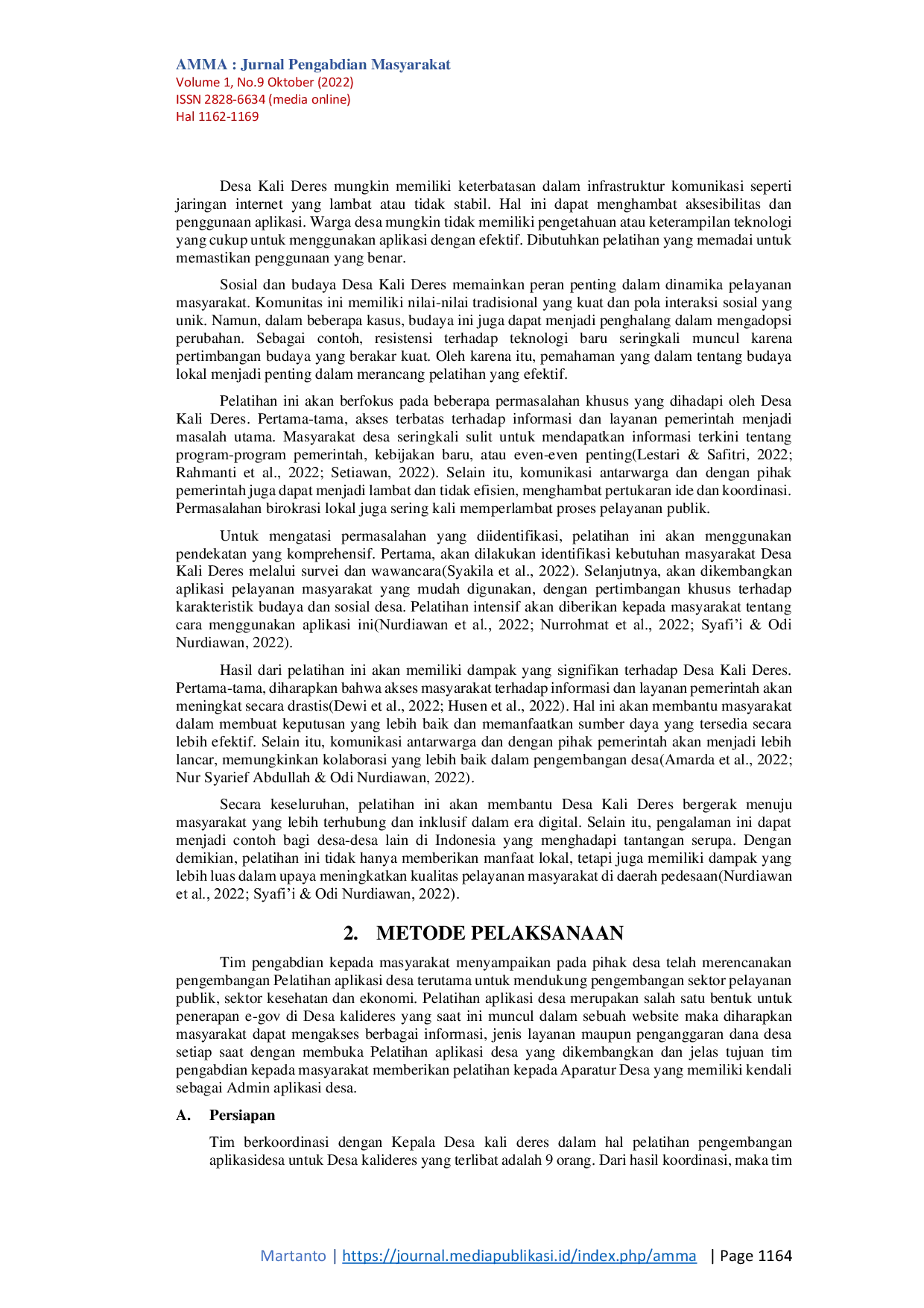 JURIS Transformasi Digital Desa Peningkatan Akses Pelayanan Masyarakat Melalui Pelatihan Aplikasi Di Desa Kali Deres