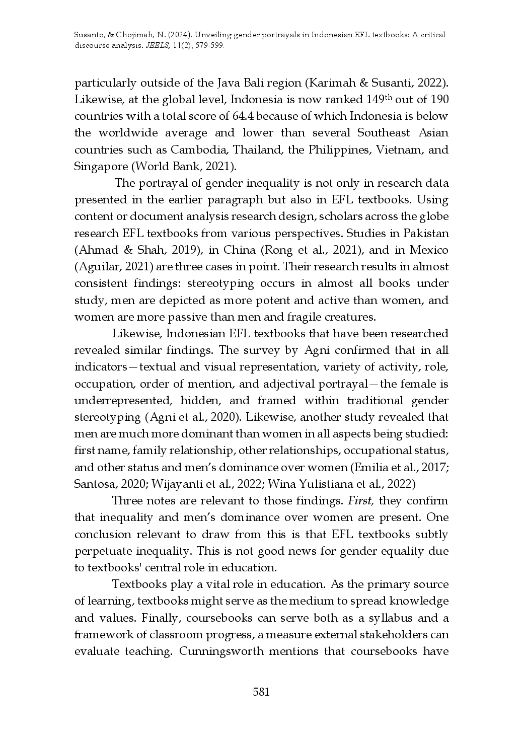 juris Unveiling Gender Portrayals in Indonesian EFL textbooks A Critical Discourse Analysis