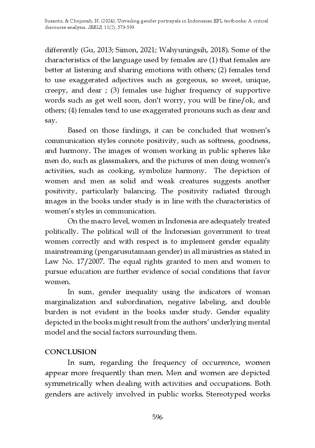 juris Unveiling Gender Portrayals in Indonesian EFL textbooks A Critical Discourse Analysis