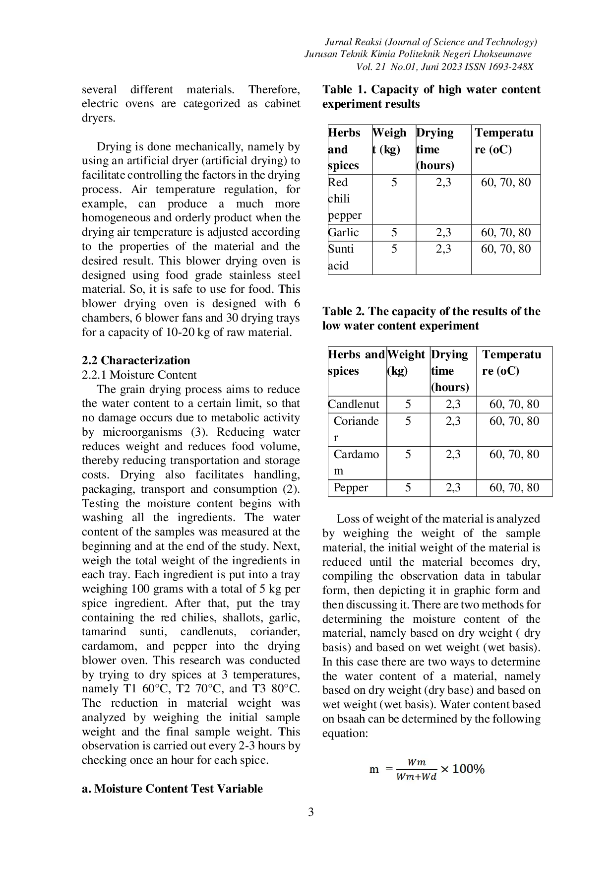 JURIS Design And Realization Of A Dryer System With The Addition Of A Blower