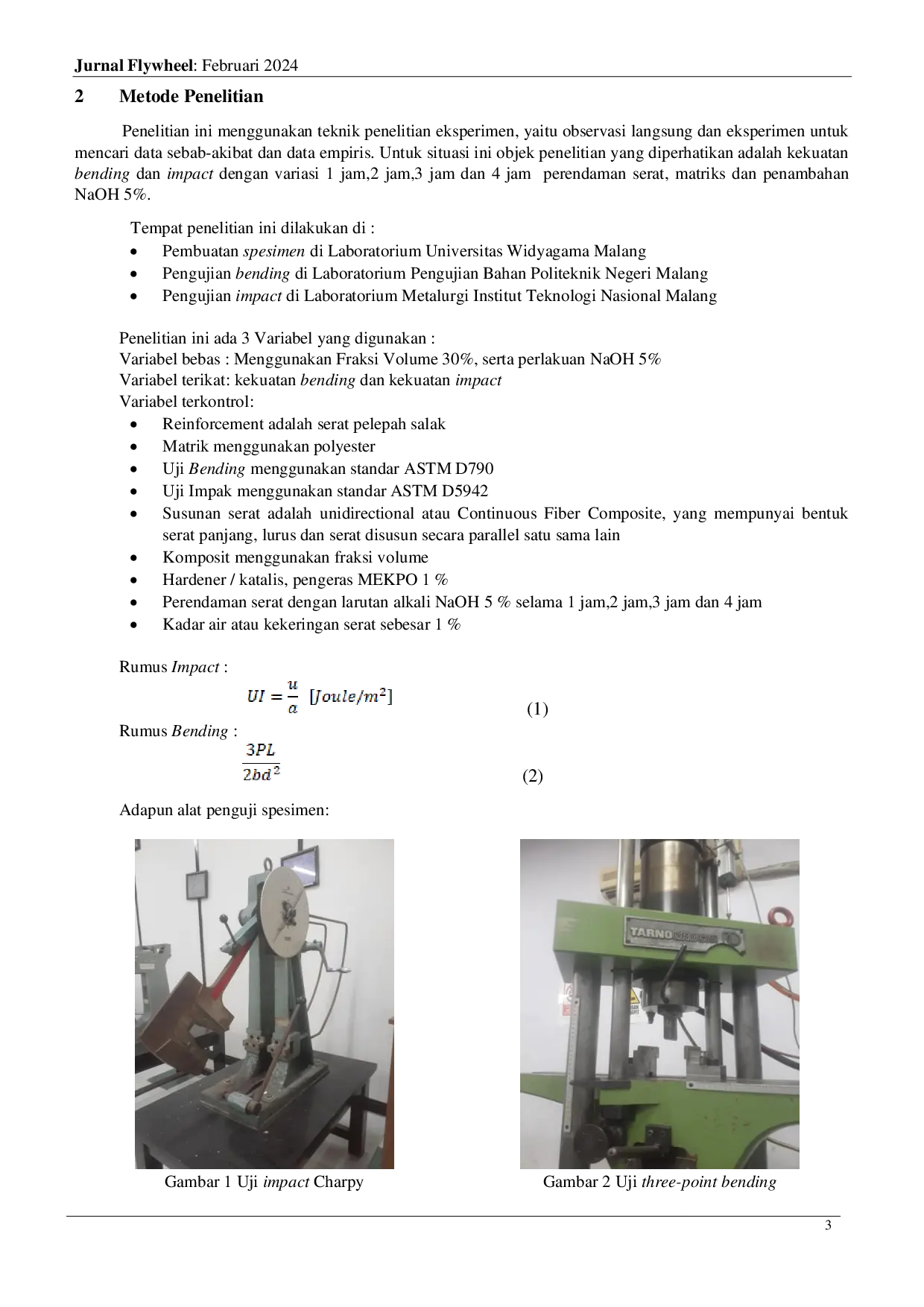 JURIS Analisis Komposit Serat Pelepah Salak Sebagai Material Alternatif Berbasis Mikro Struktur Dan Sifat Mekanik