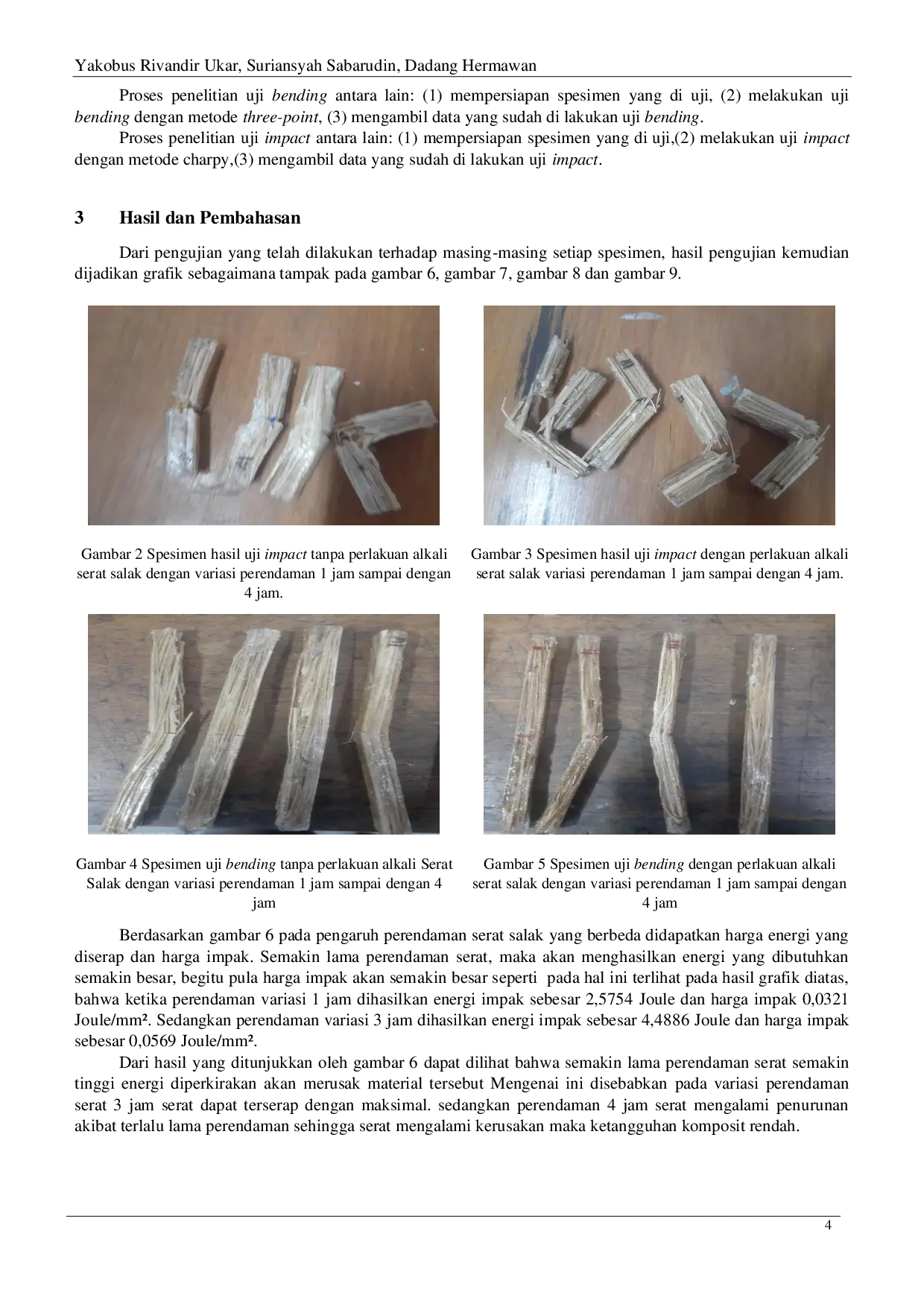 JURIS Analisis Komposit Serat Pelepah Salak Sebagai Material Alternatif Berbasis Mikro Struktur Dan Sifat Mekanik