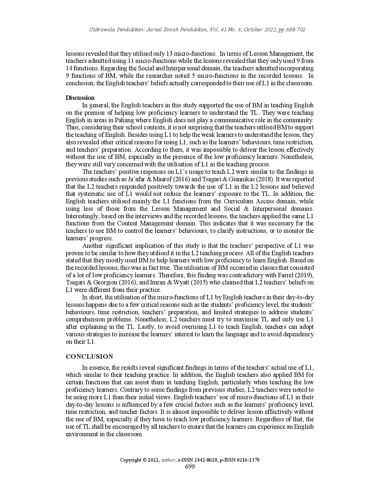juris First language use among second language teachers Views vs practice
